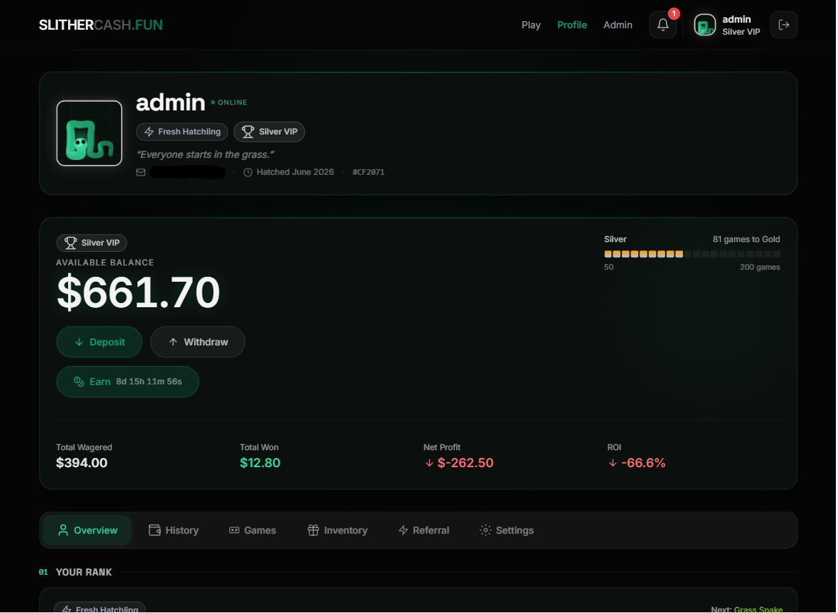 SlitherCash.fun preview 2