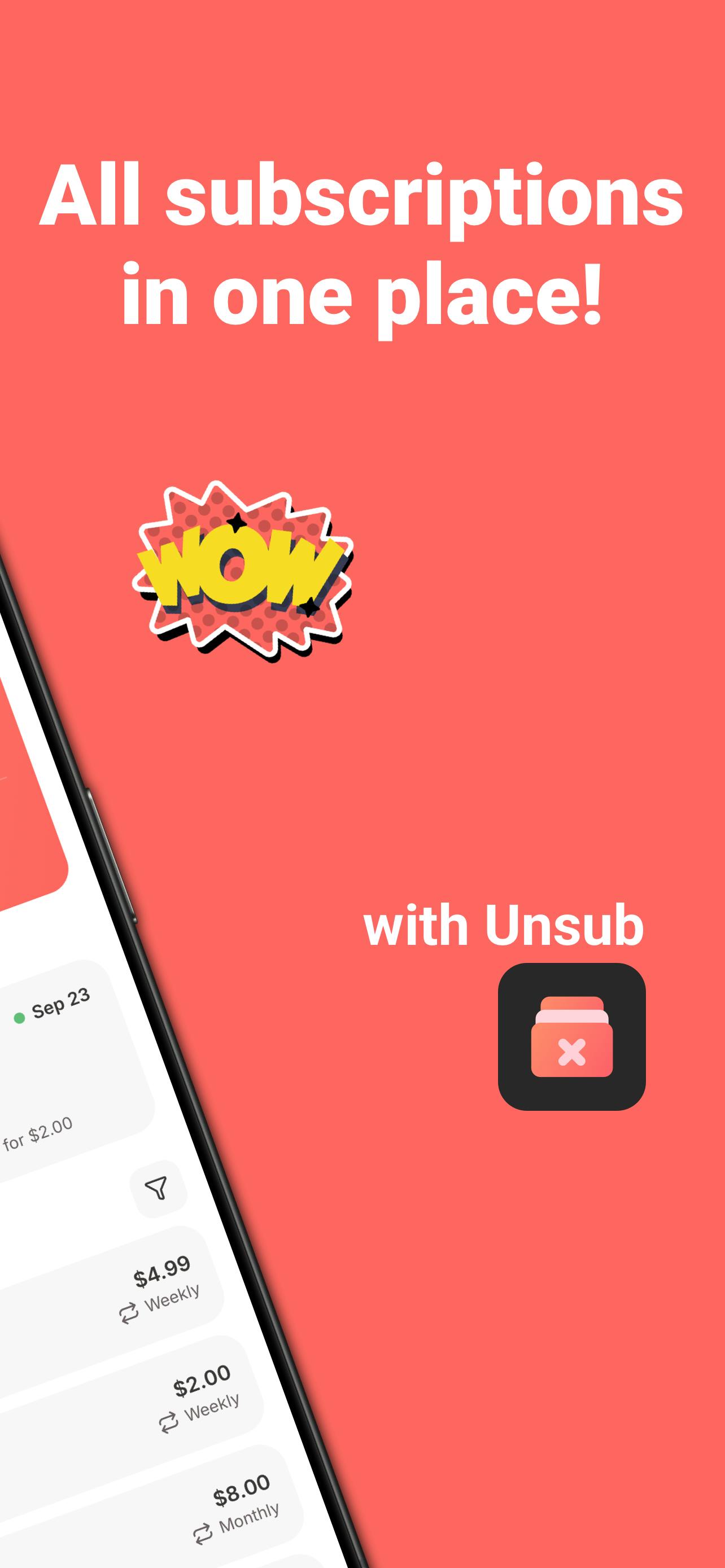 Unsub: Subscription Manager preview 4