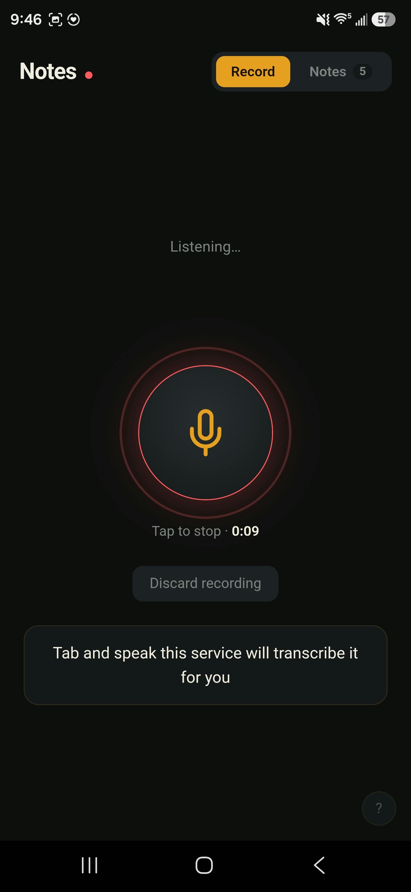 Notes: Transcribe Unlimited preview 3
