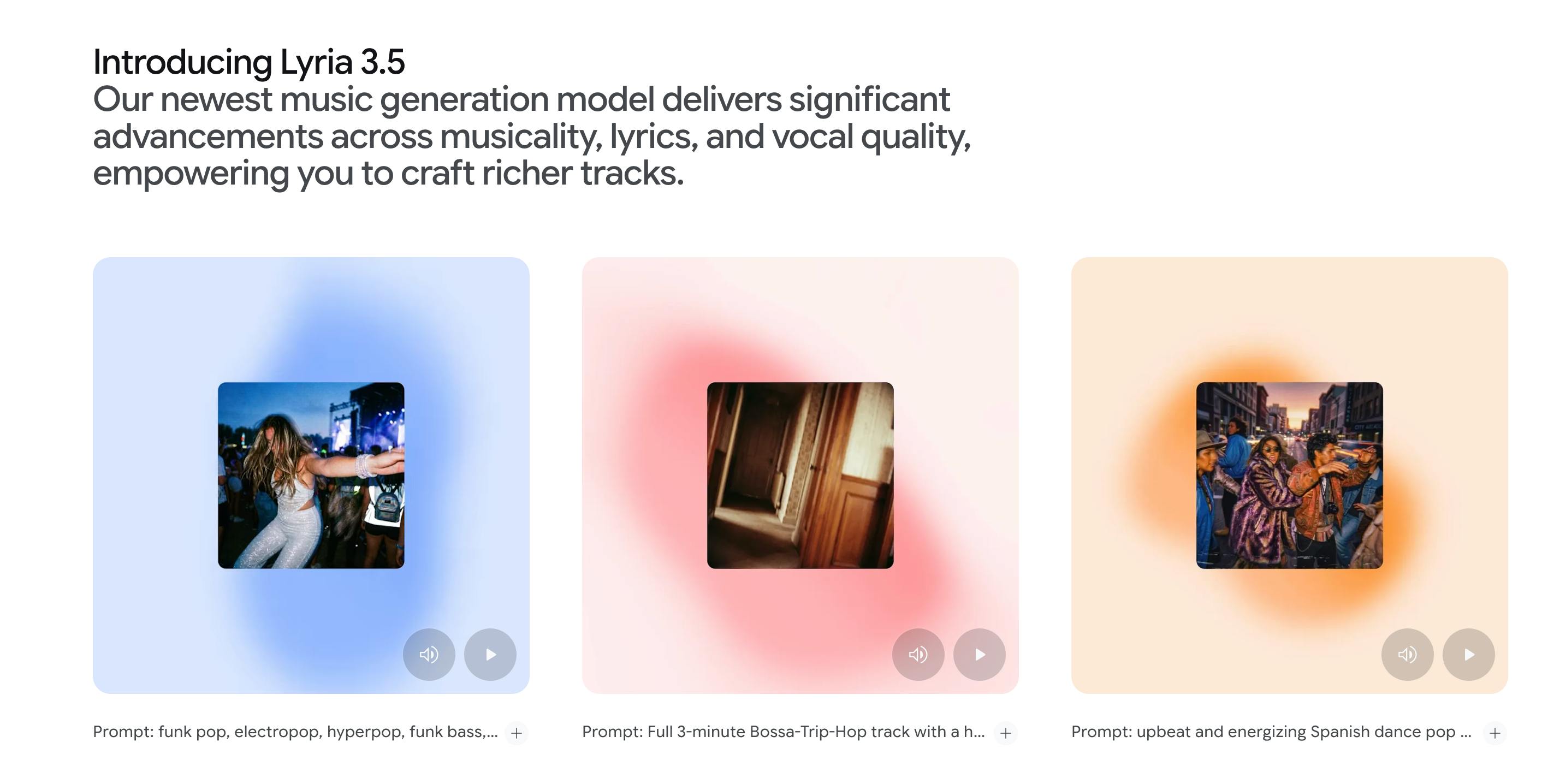 Lyria 3.5 by Google DeepMind preview 3