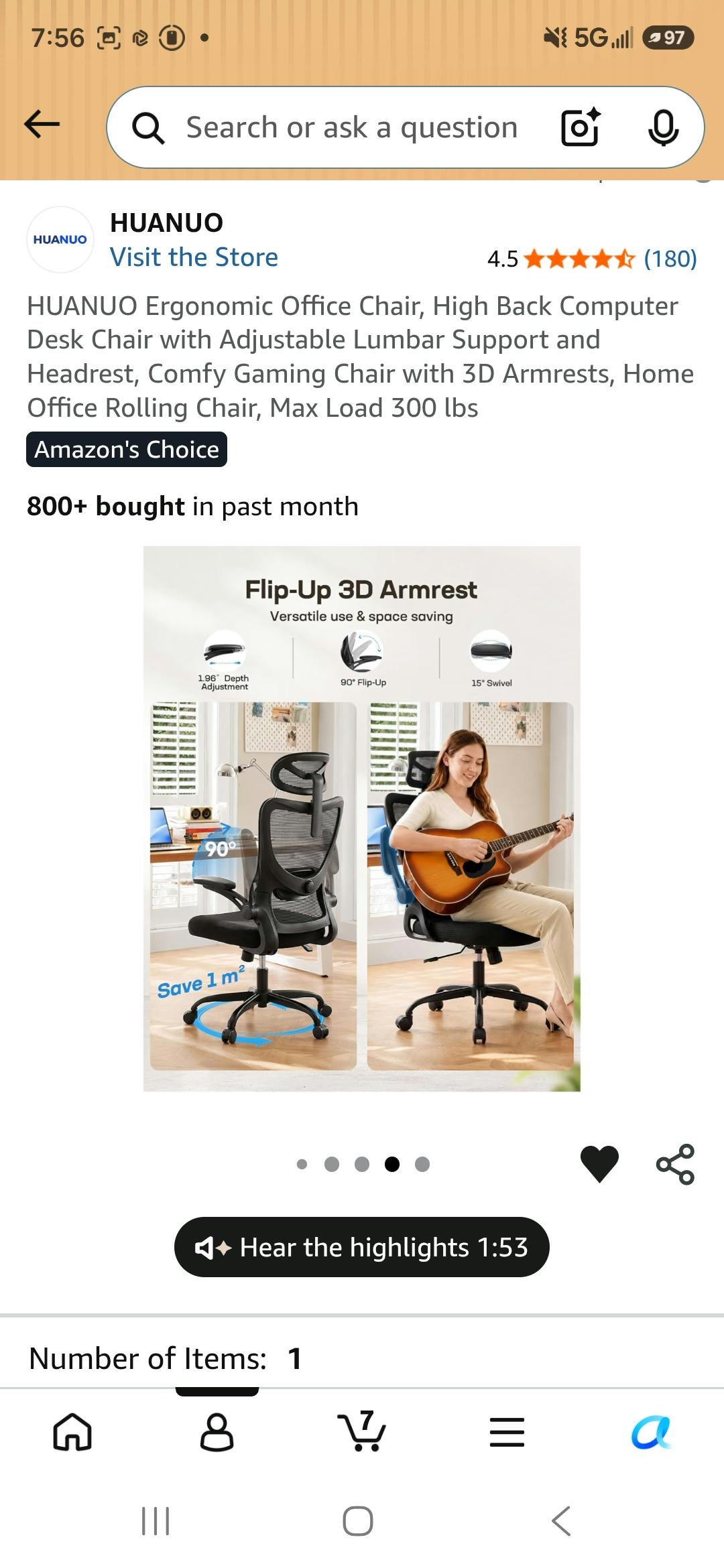Office Gaming Chair preview 4