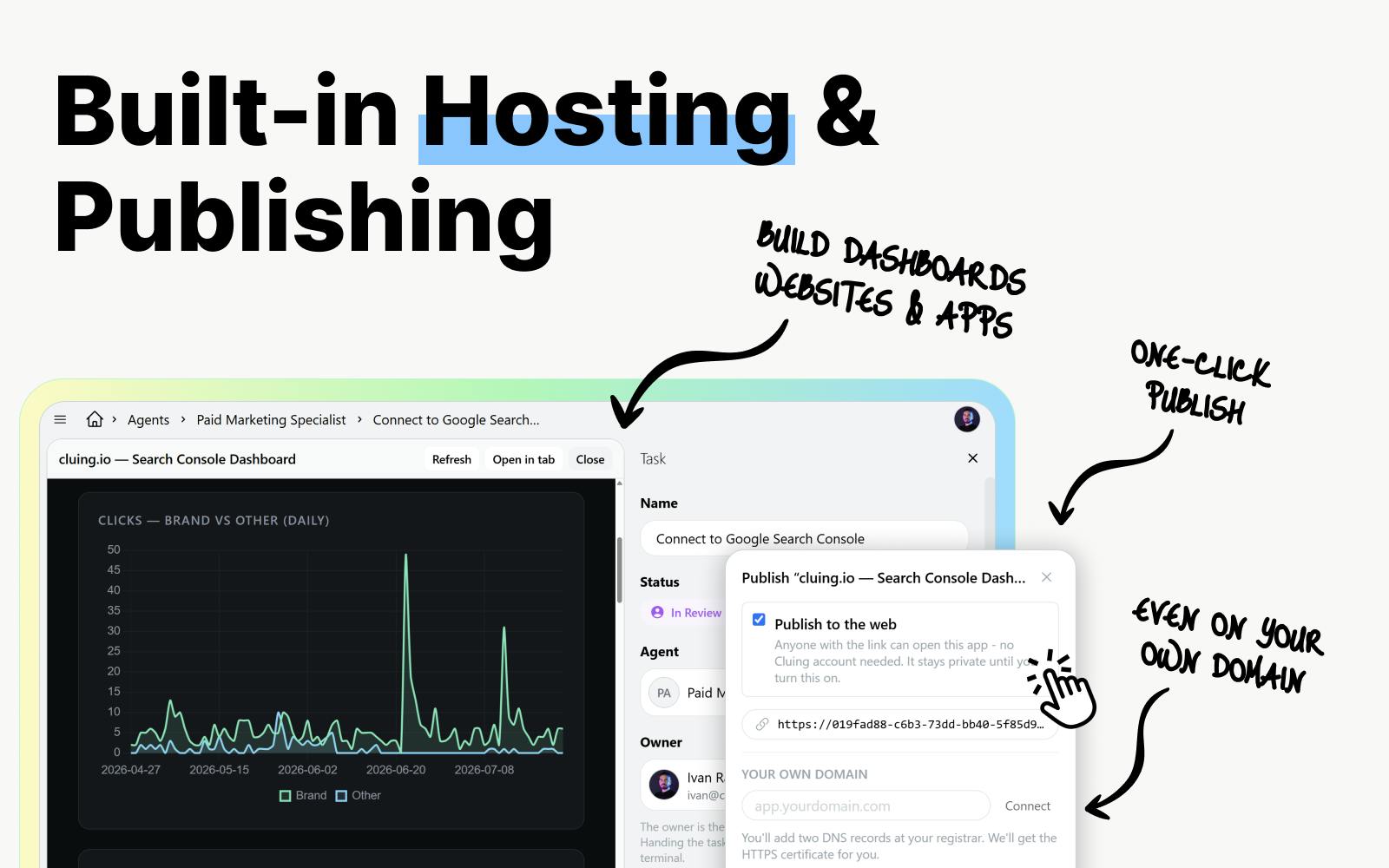 Hosted Agents in Cluing preview 3