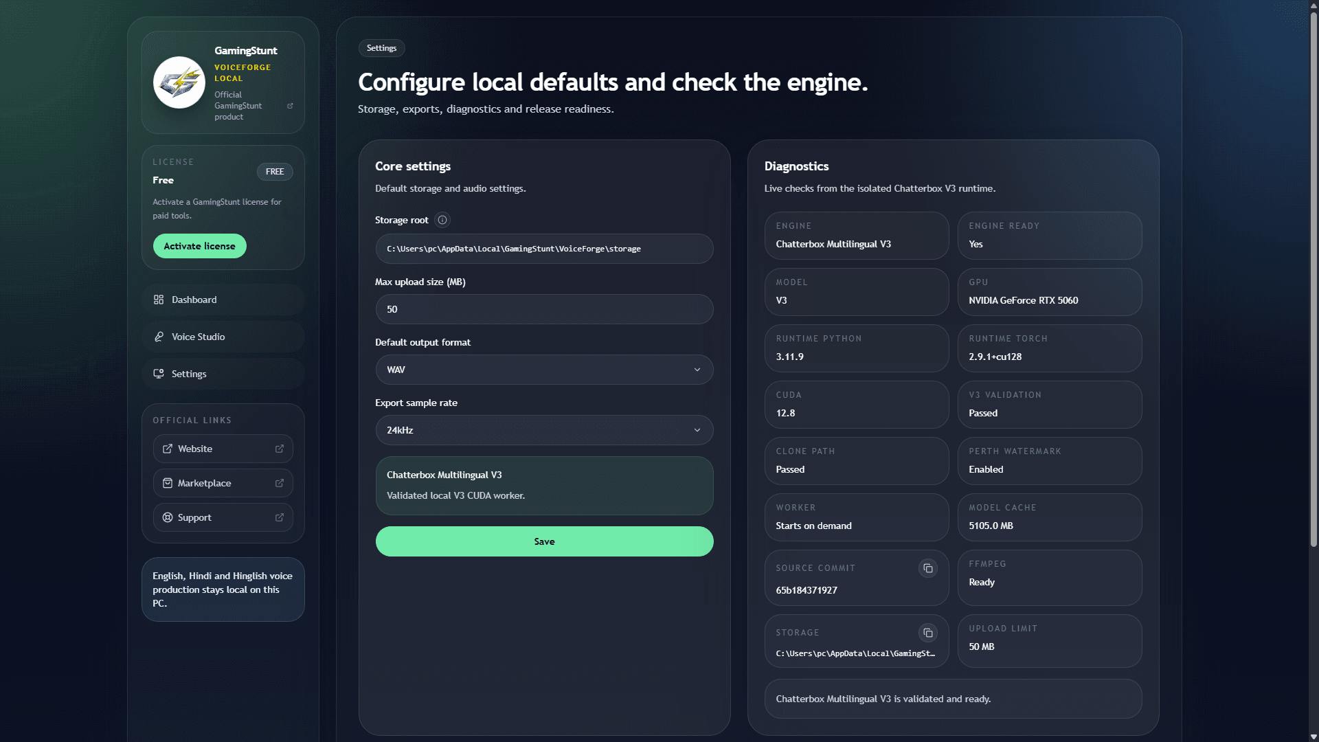 GamingStunt VoiceForge preview 3