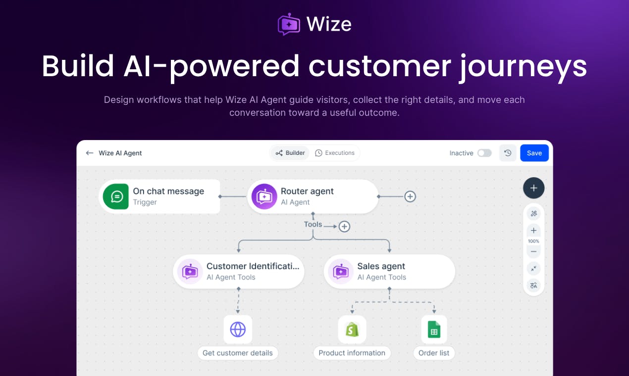 Wize AI Agent preview 3
