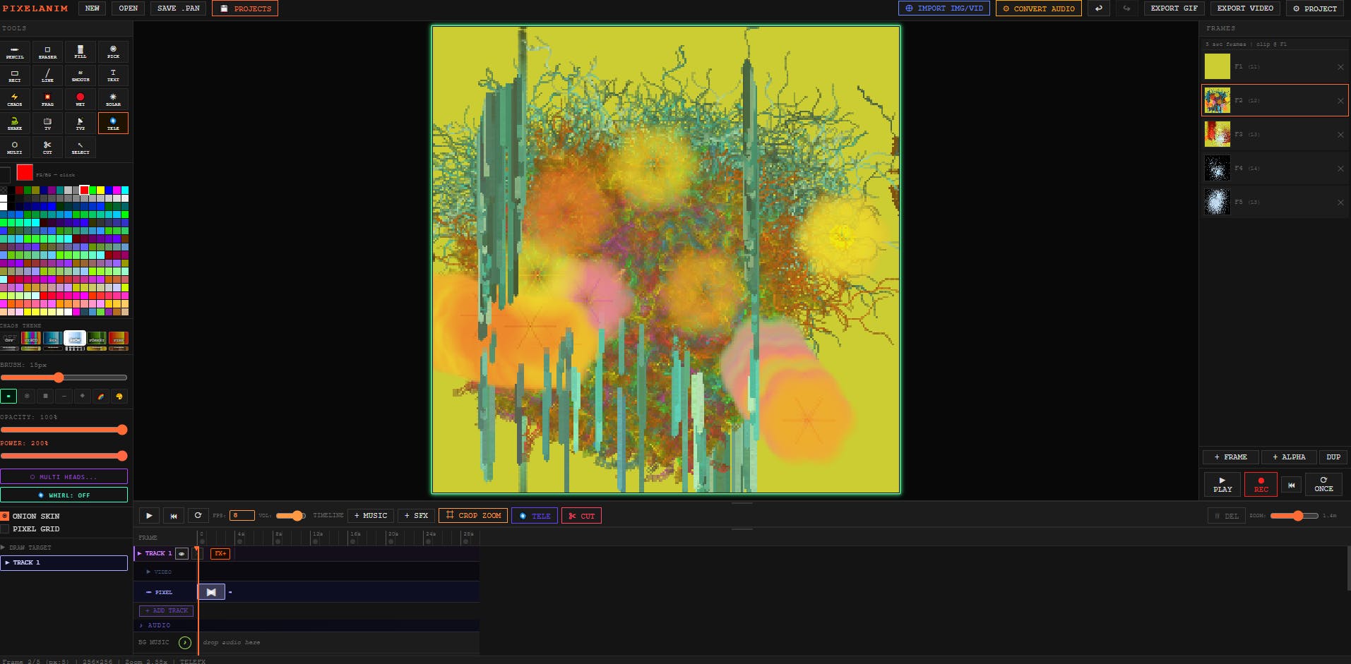OldSchool Video and image edit. JS HTML5 preview 2