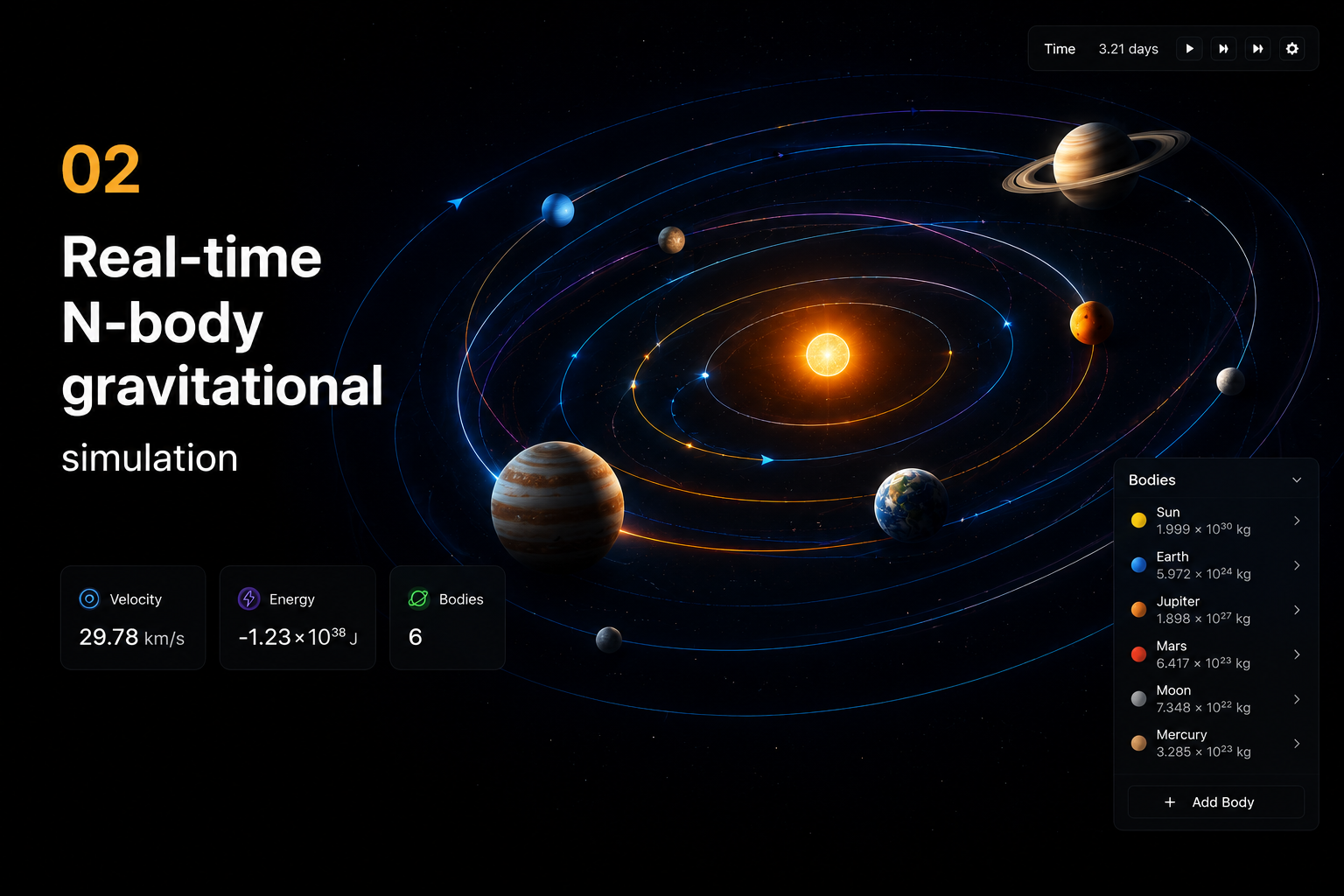 Gravity Simulator preview 2