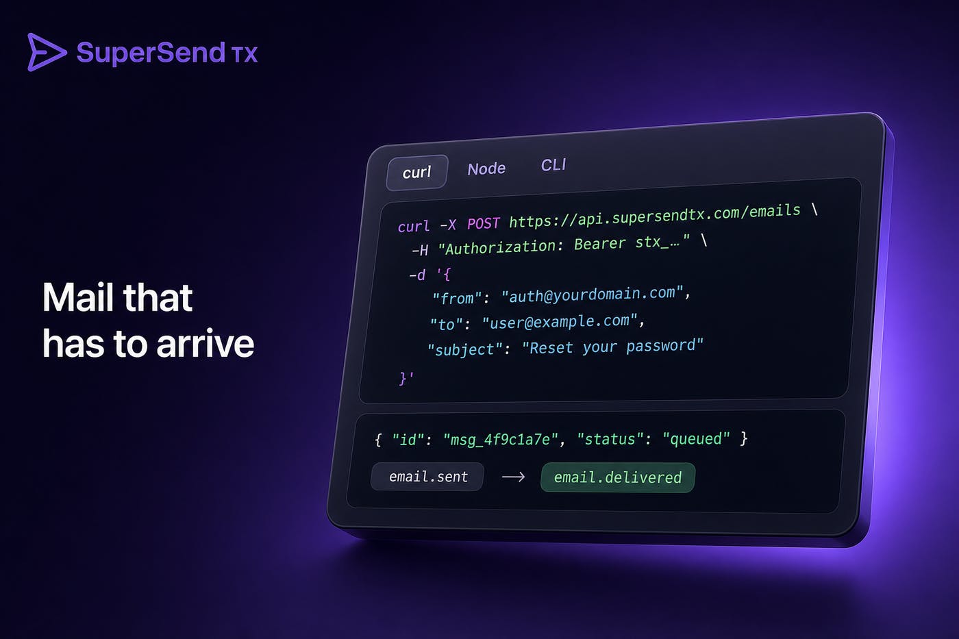 SuperSend TX preview 2
