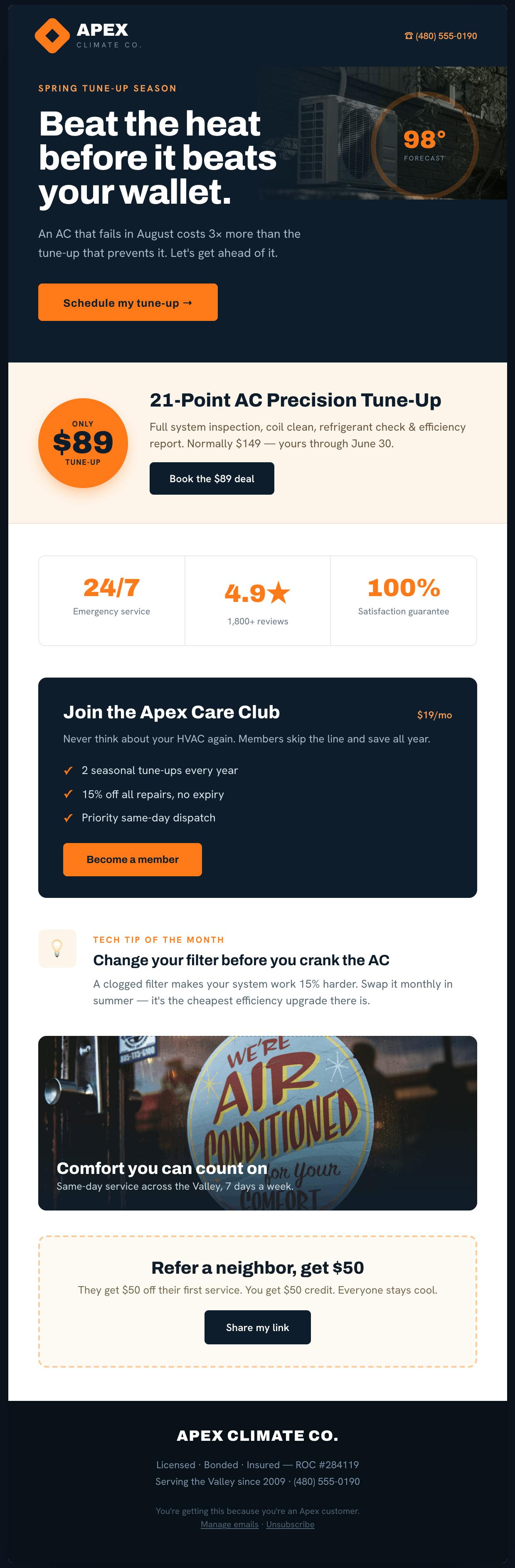 Sway Email. Email marketing for everyone preview 4