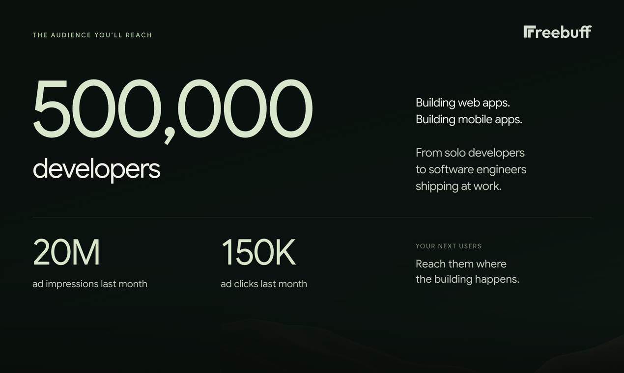 Freebuff Ads preview 4
