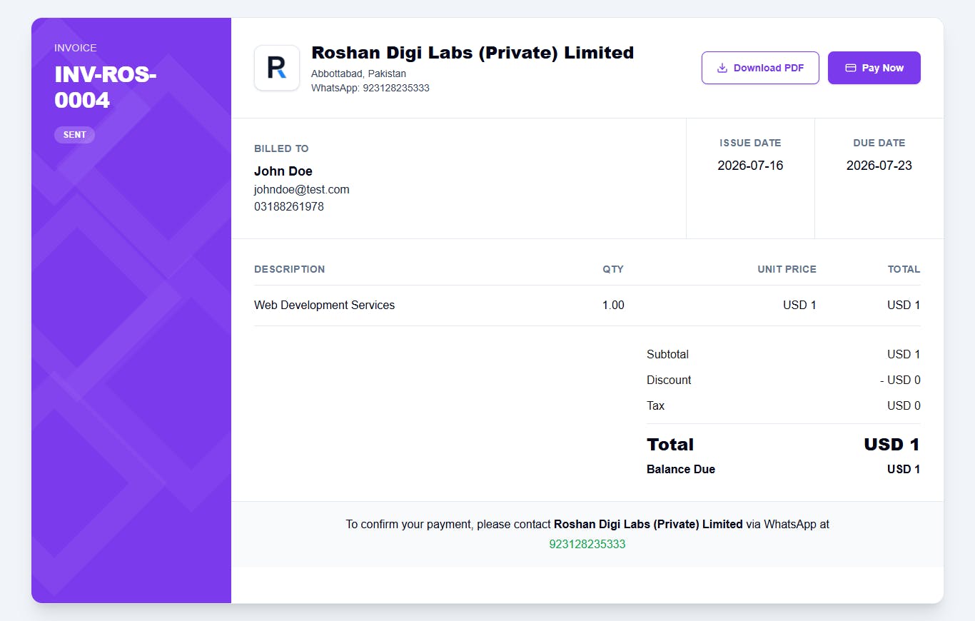 PayTrack CRM - Invoicing Payment System preview 4