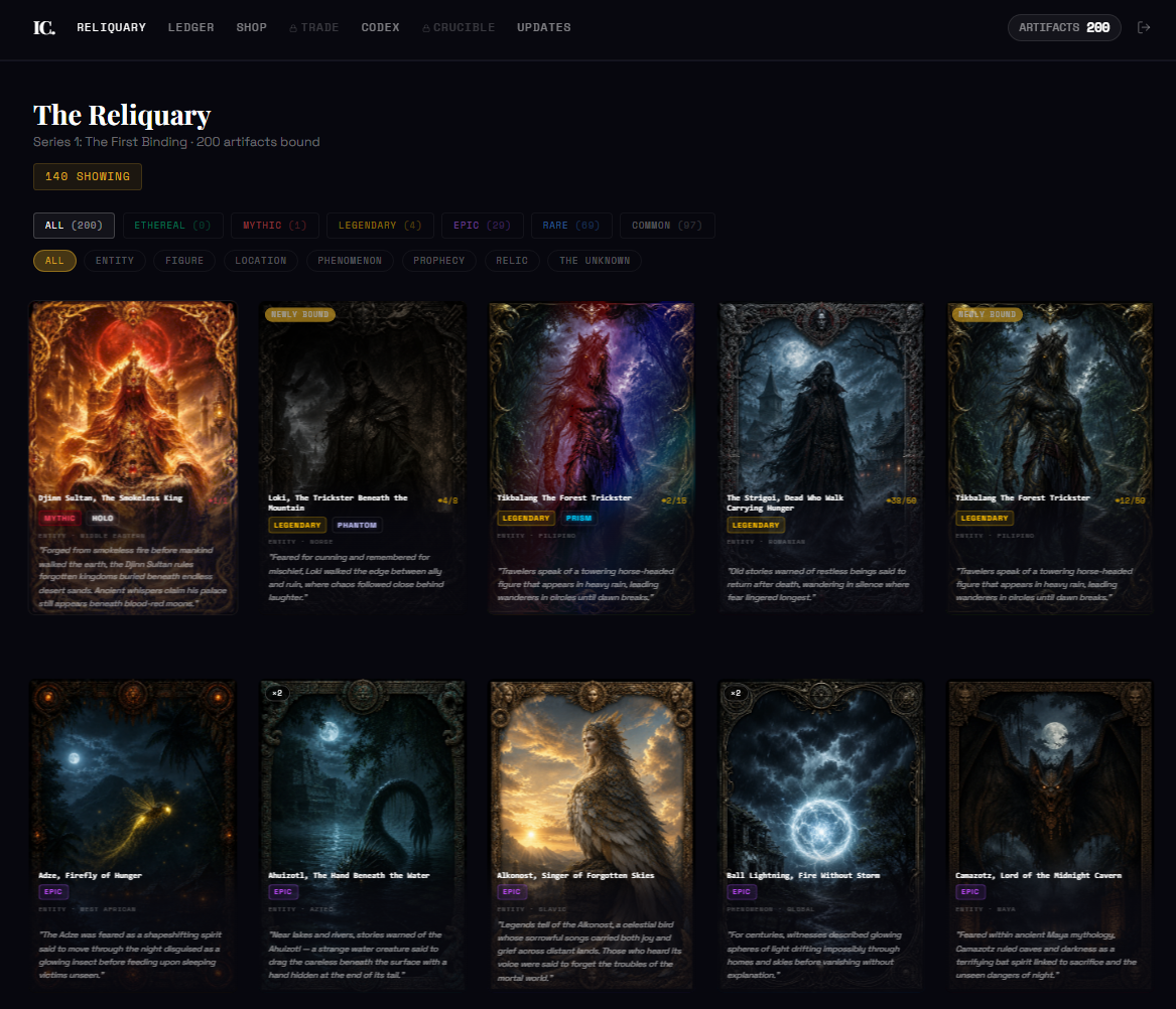 Infinite Collectibles preview 2