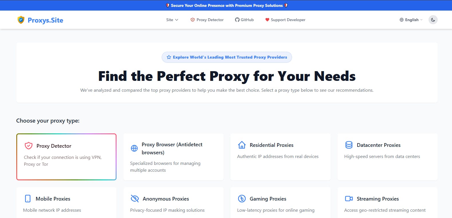 Proxys.site preview 2