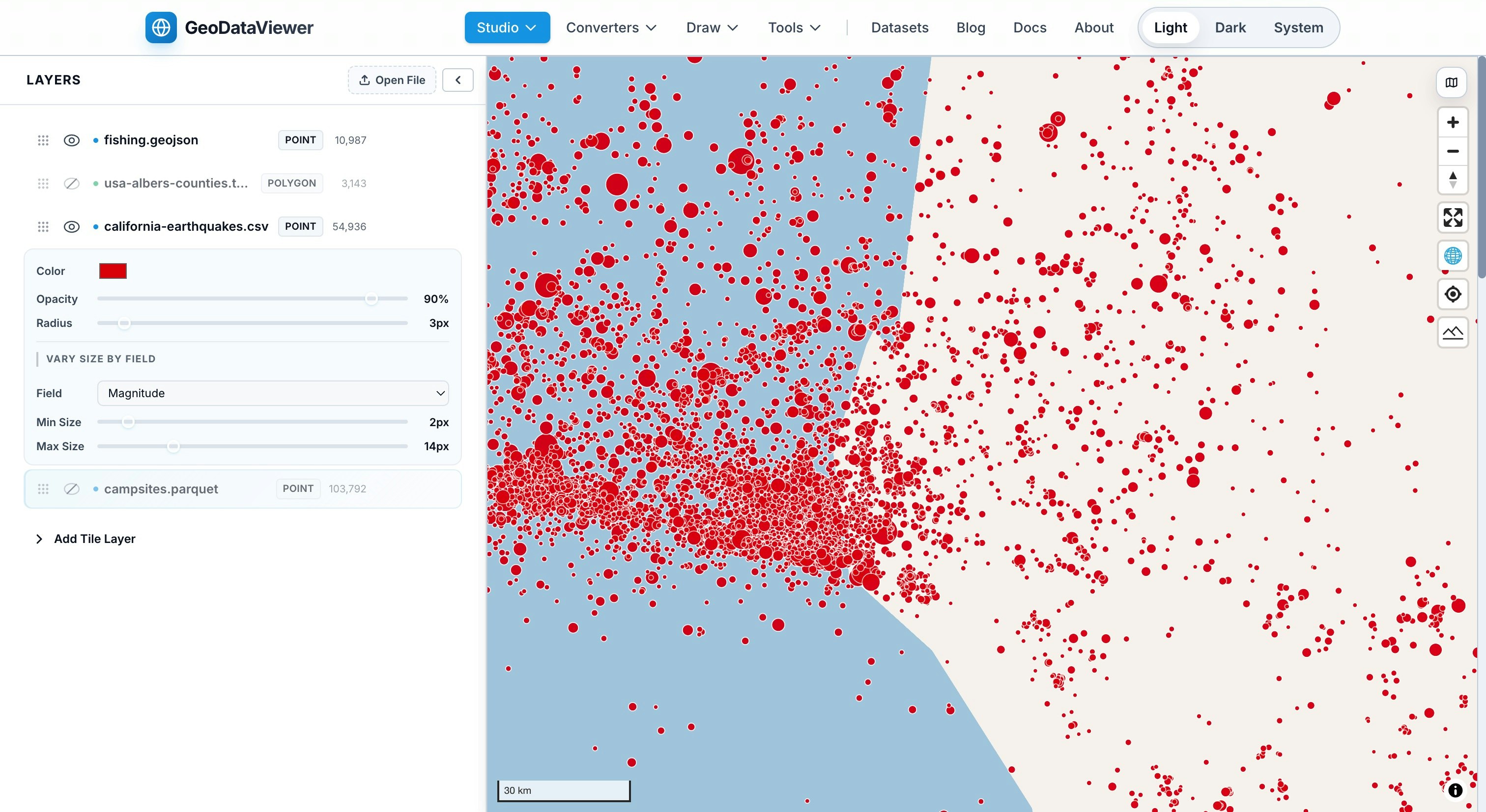 GeoDataViewer preview 3
