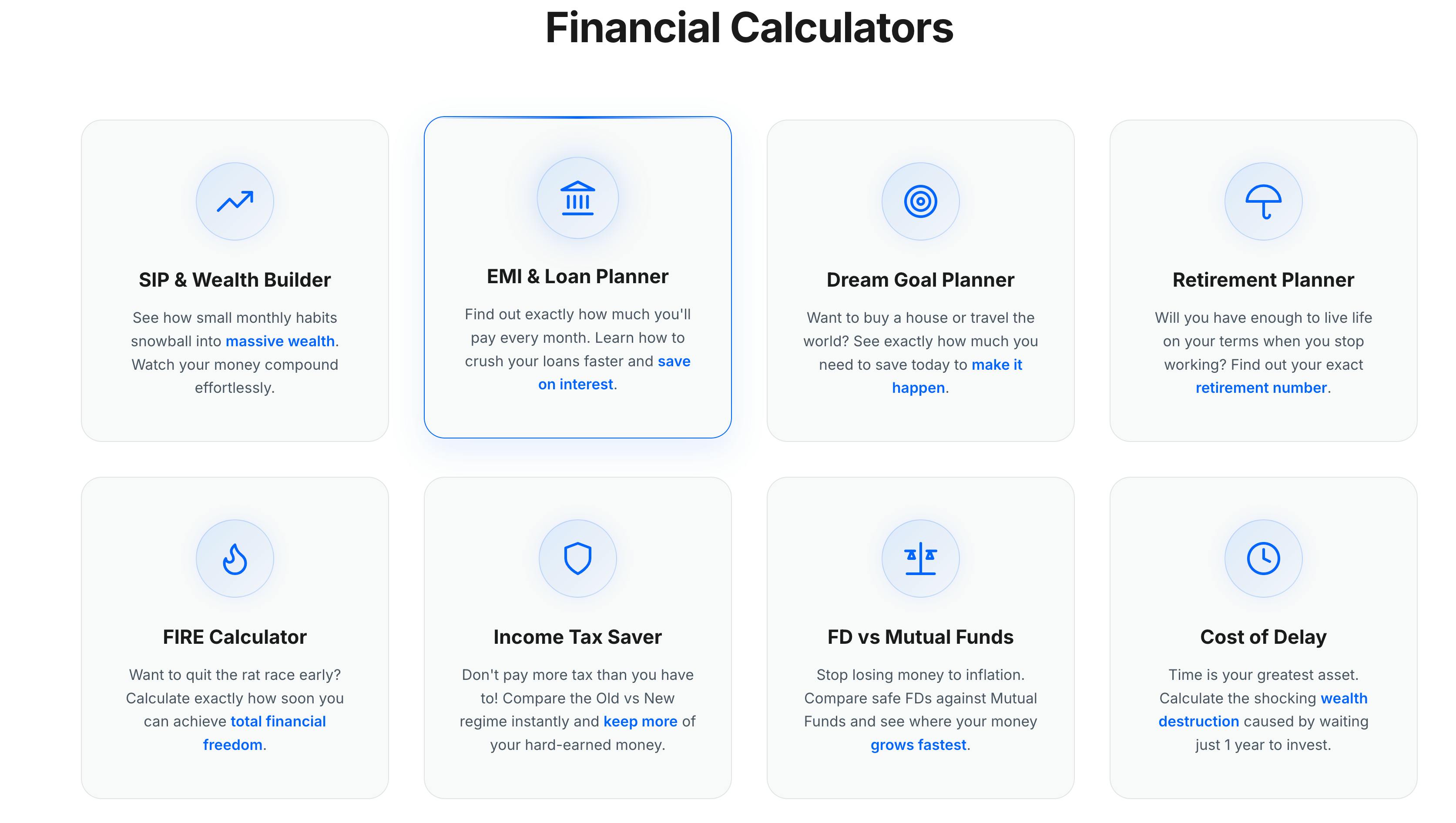 Wealthory calculator preview 2