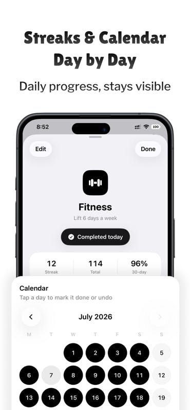 Habit Tracker - Habitix preview 3