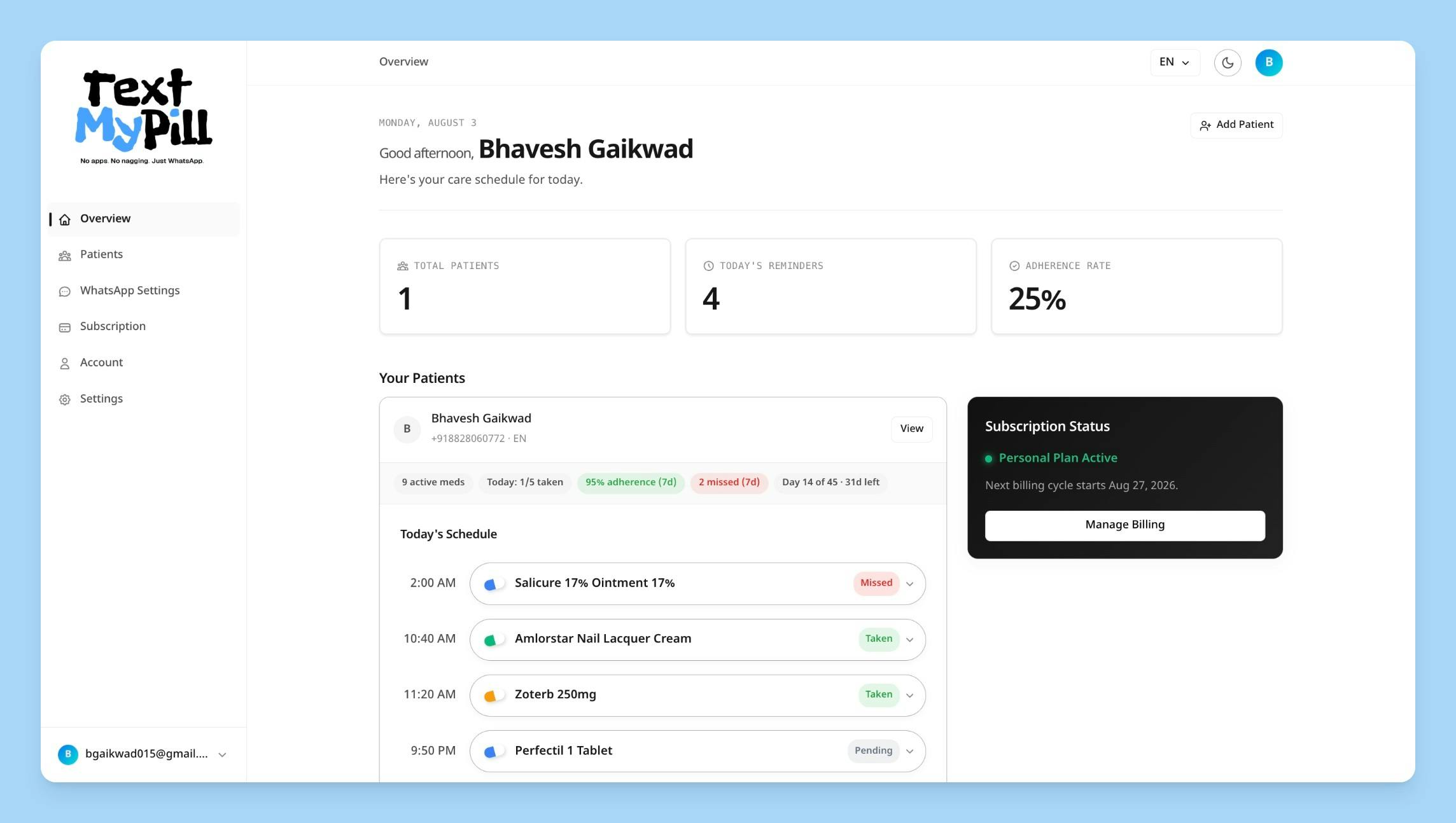 TextMyPill preview 6