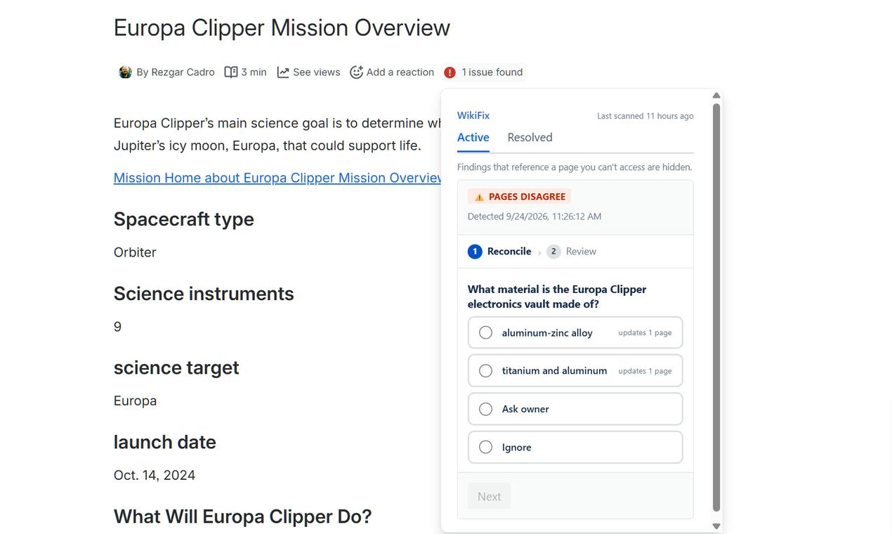 WikiFix for Confluence preview 7