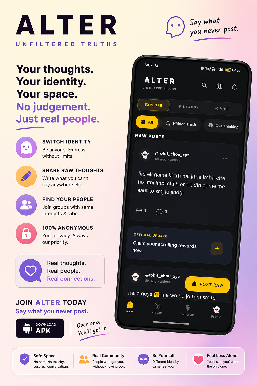 ALTER — Say What You Never Post preview 3
