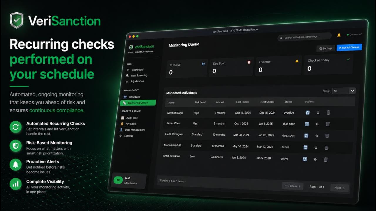 VeriSanction preview 3