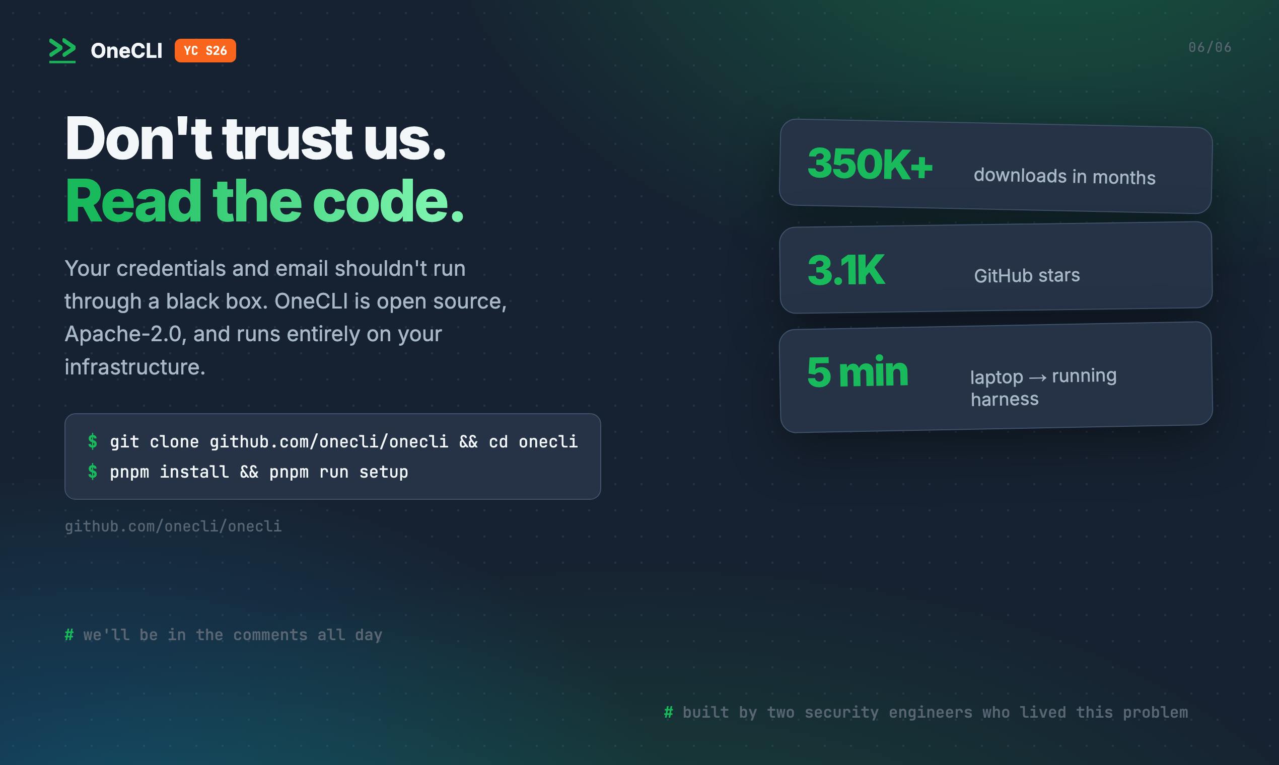 OneCLI preview 4