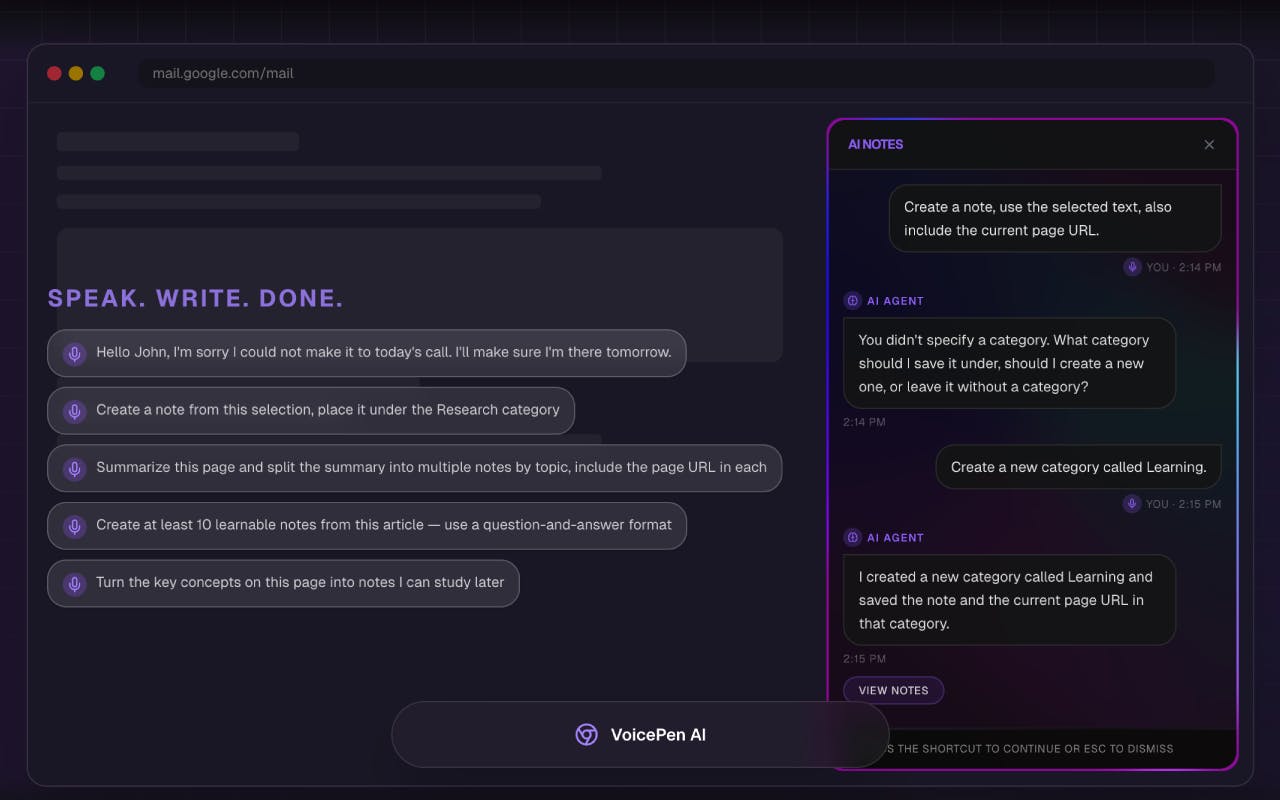 VoicePen AI preview 2