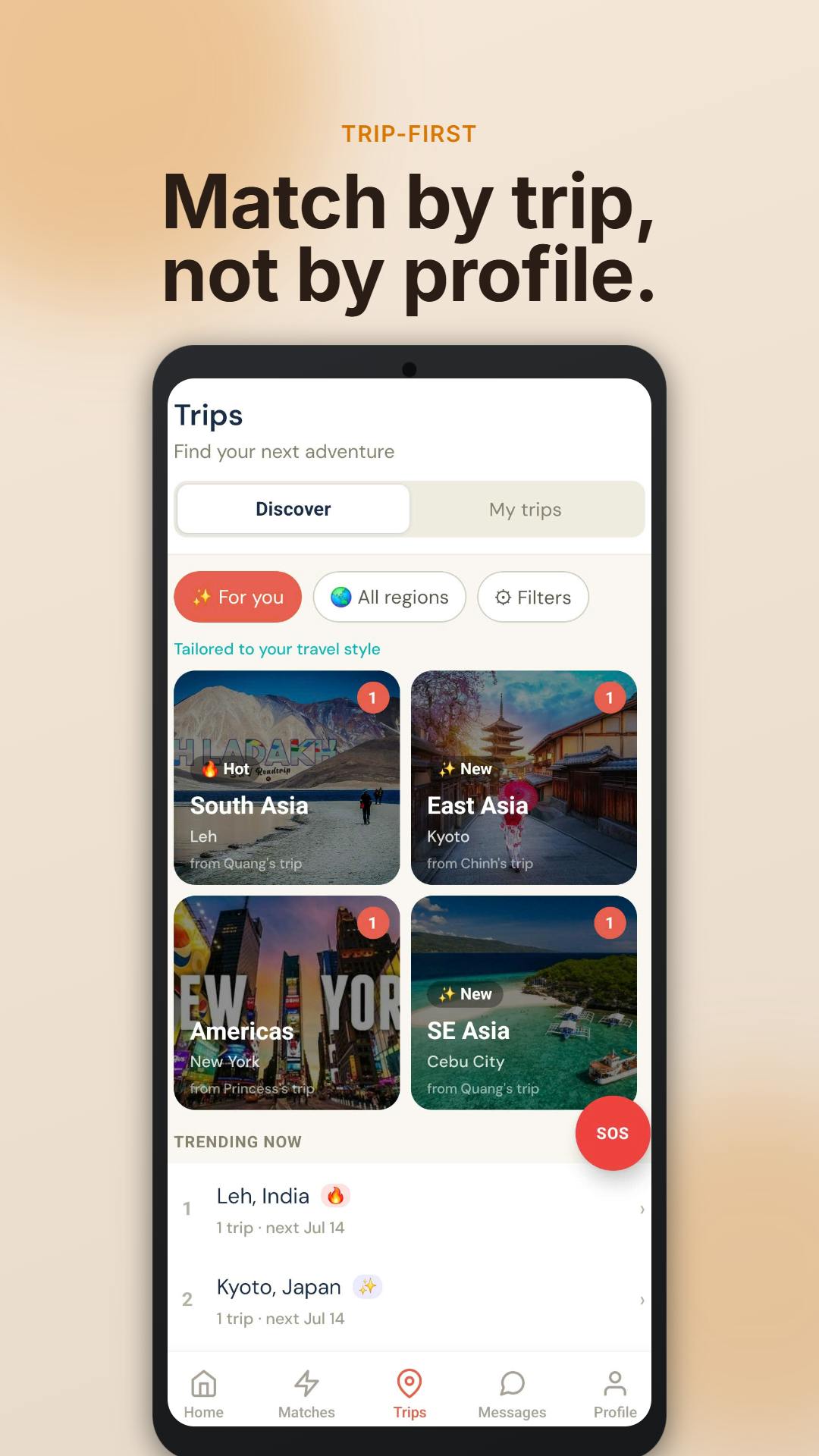 Wanderly — Find Travel Tribe preview 2