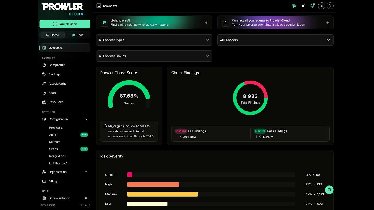 Prowler Cloud preview 2