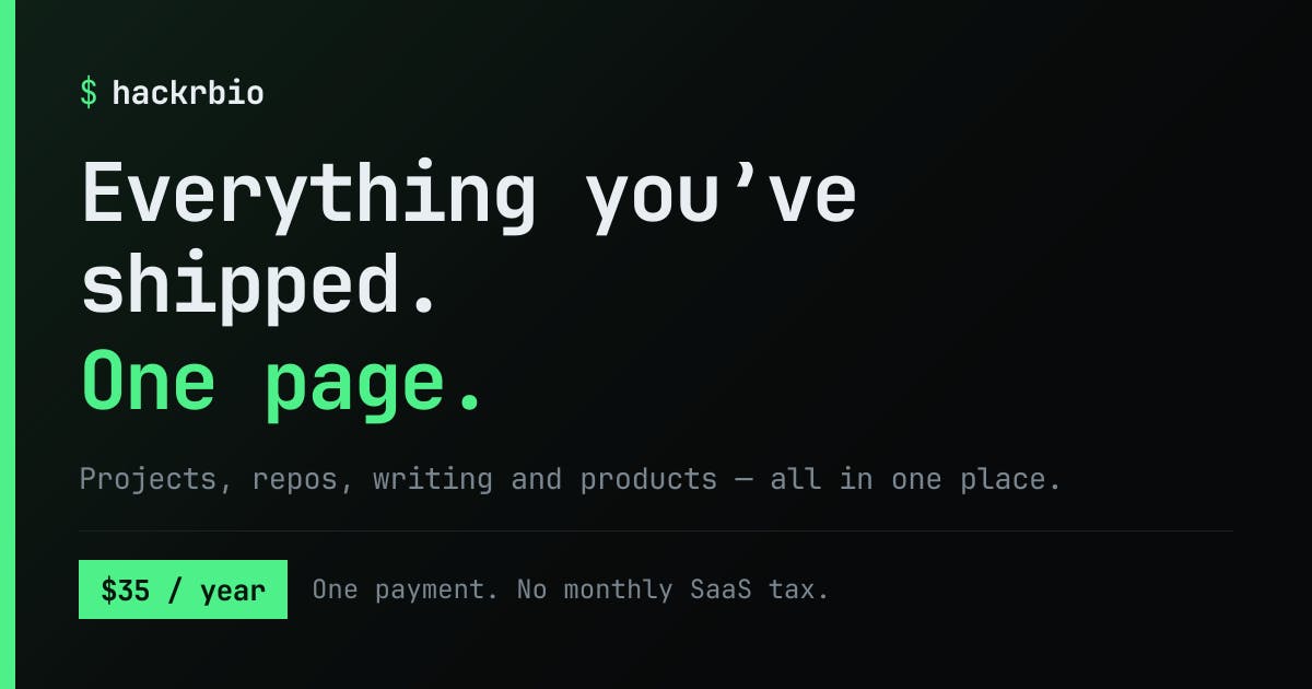 HackrBio preview 2
