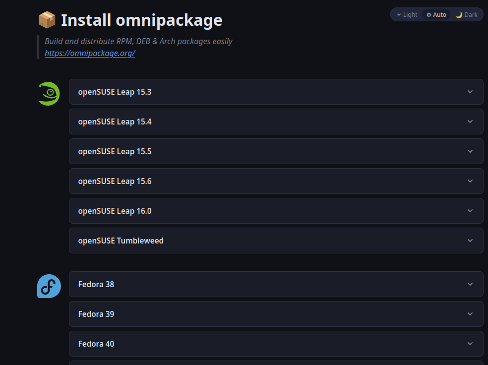 OmniPackage preview 2