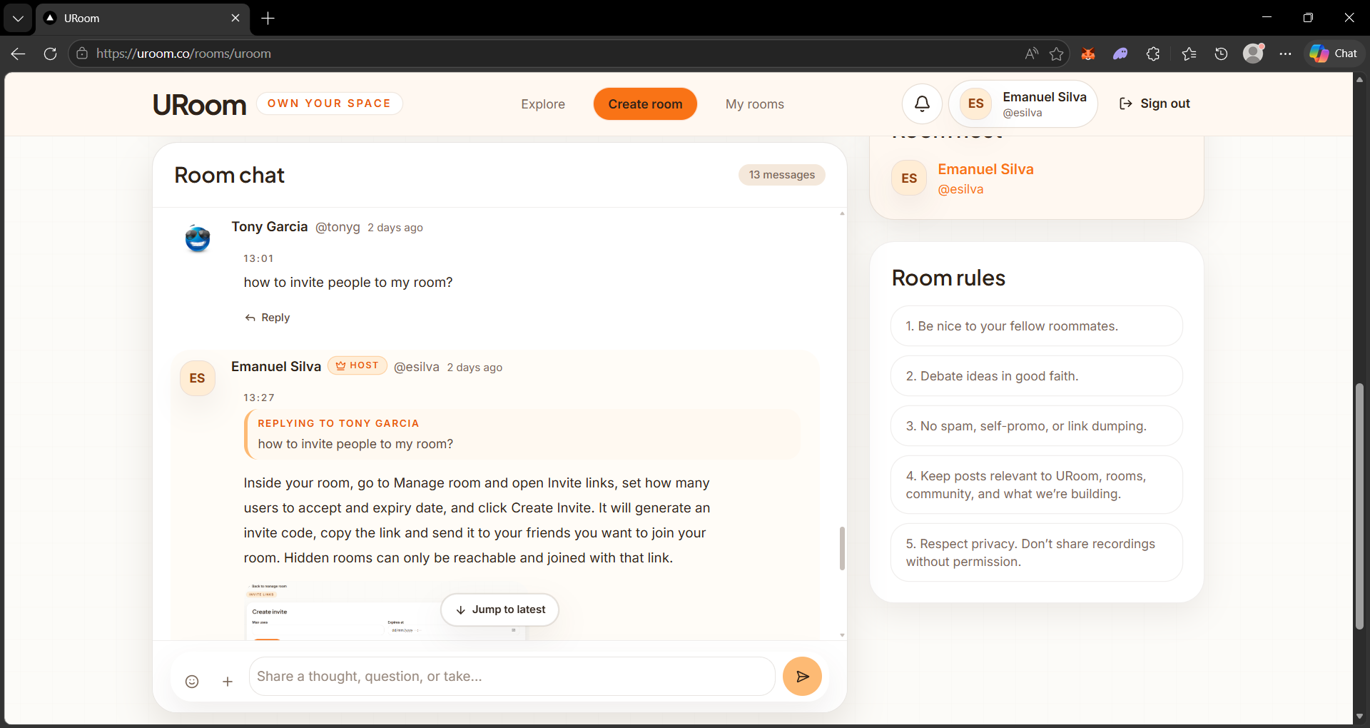 URoom preview 3