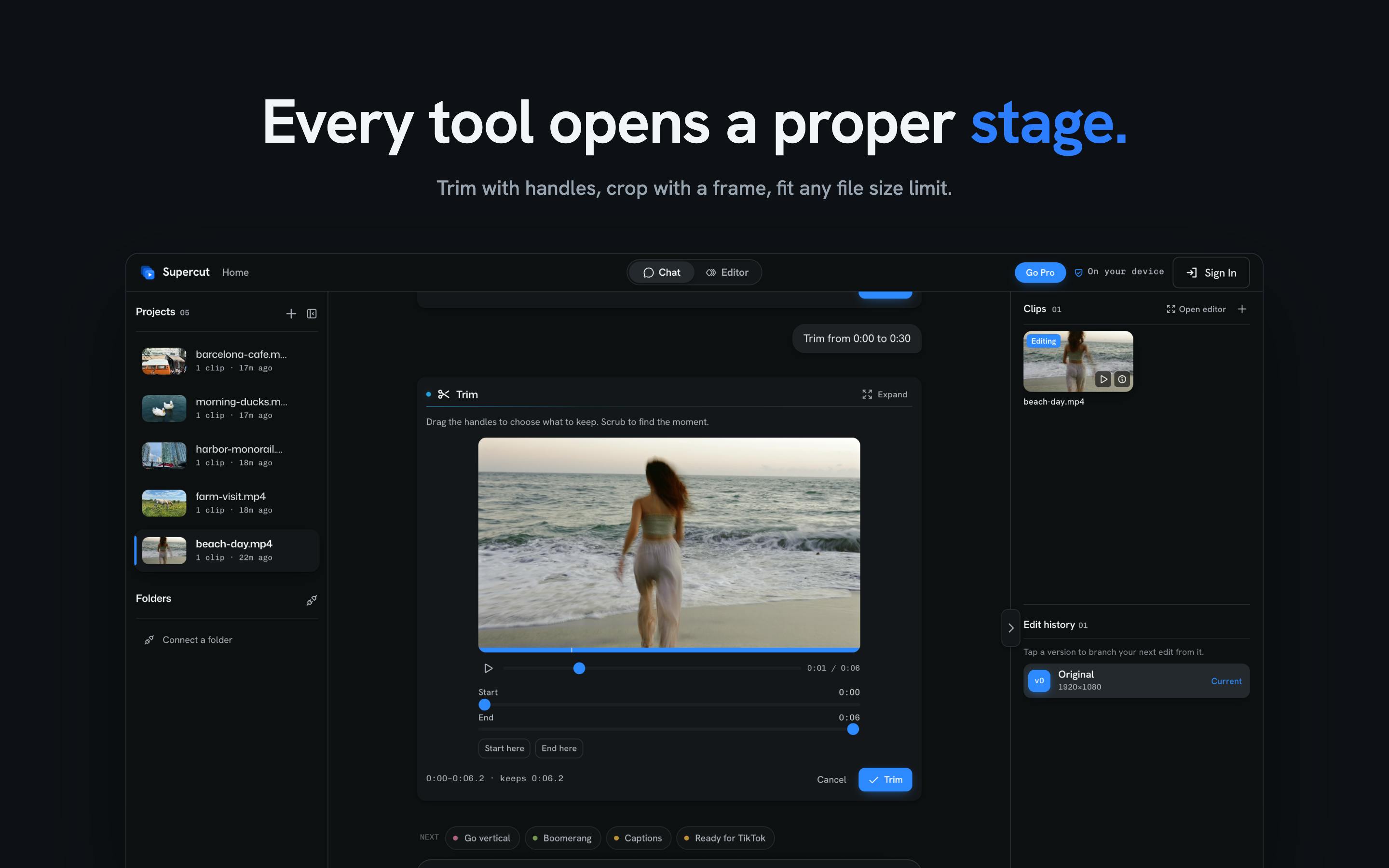 Supercut - AI Video Editor preview 6