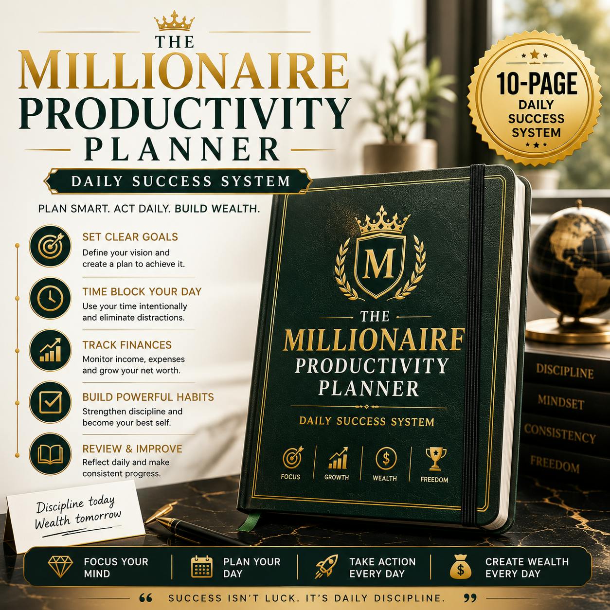 The Millionaire Productivity Planner preview 3