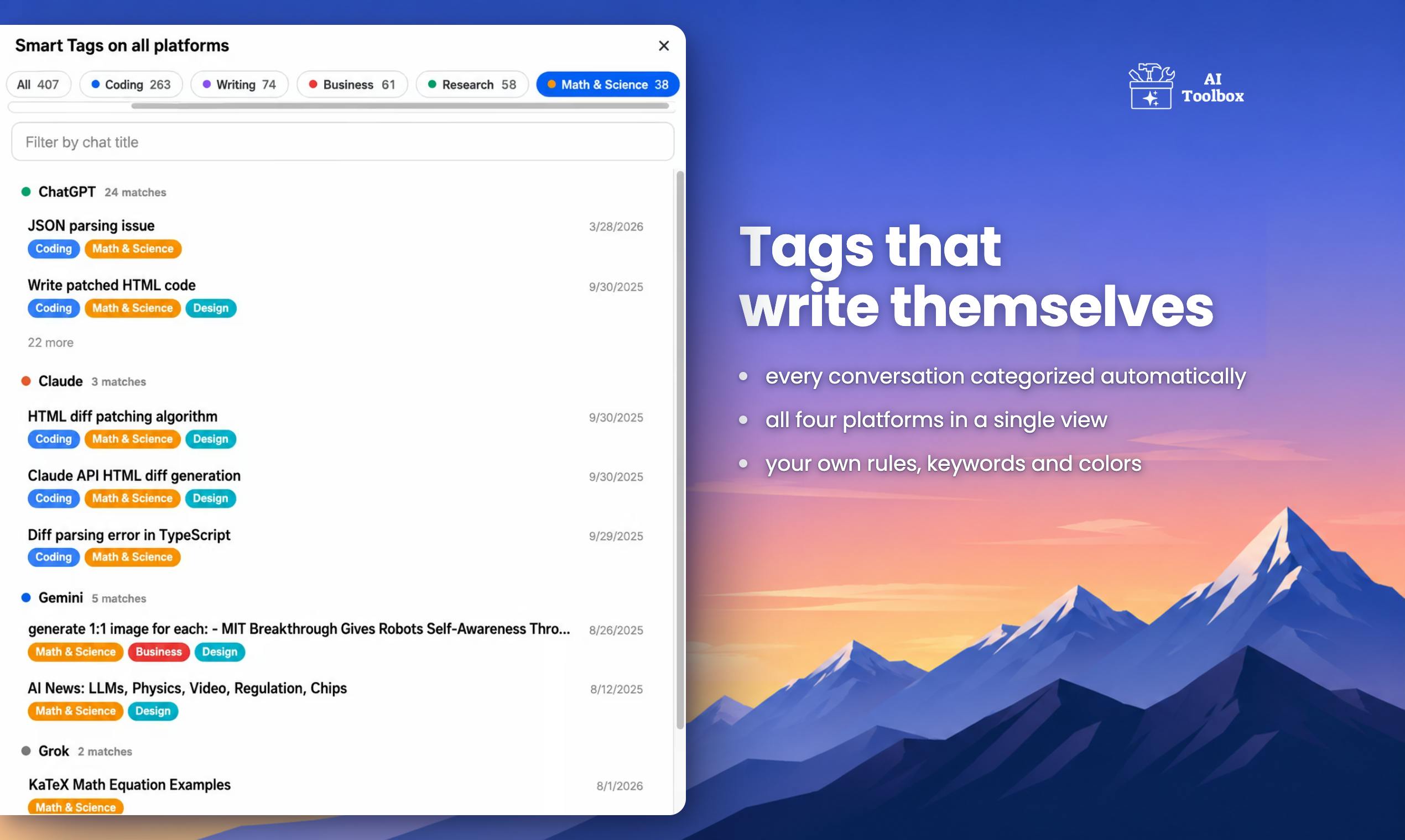 AI Toolbox 3.0 preview 6