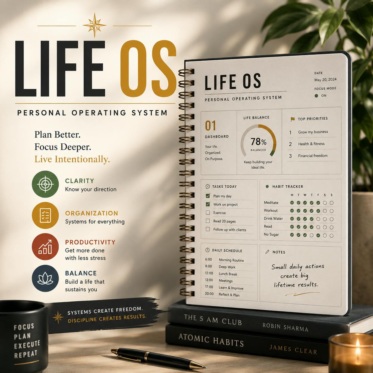 The Life OS Dashboard preview 2