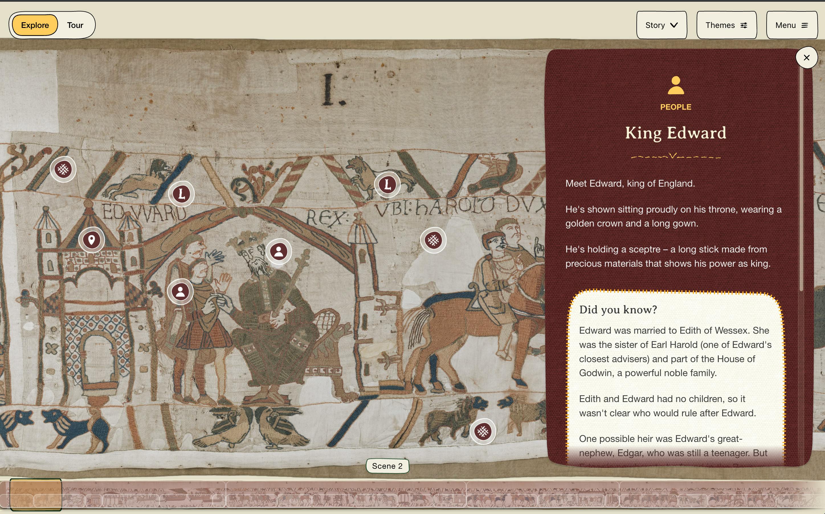 The Bayeux Tapestry online experience preview 2