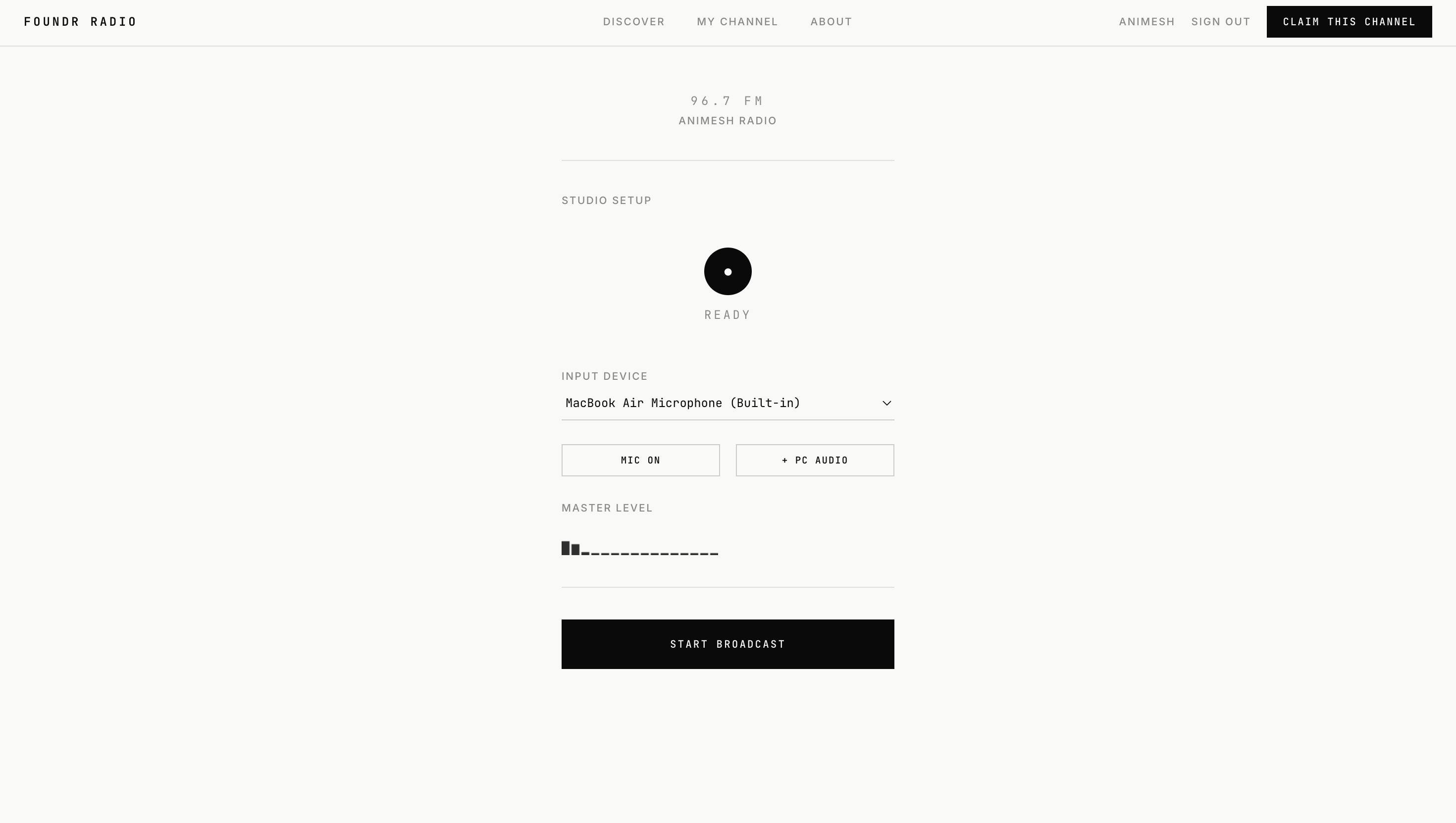 FoundrRadio preview 2