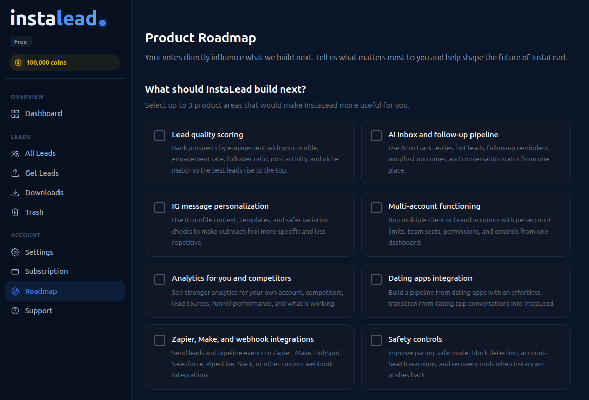 InstaLead preview 3