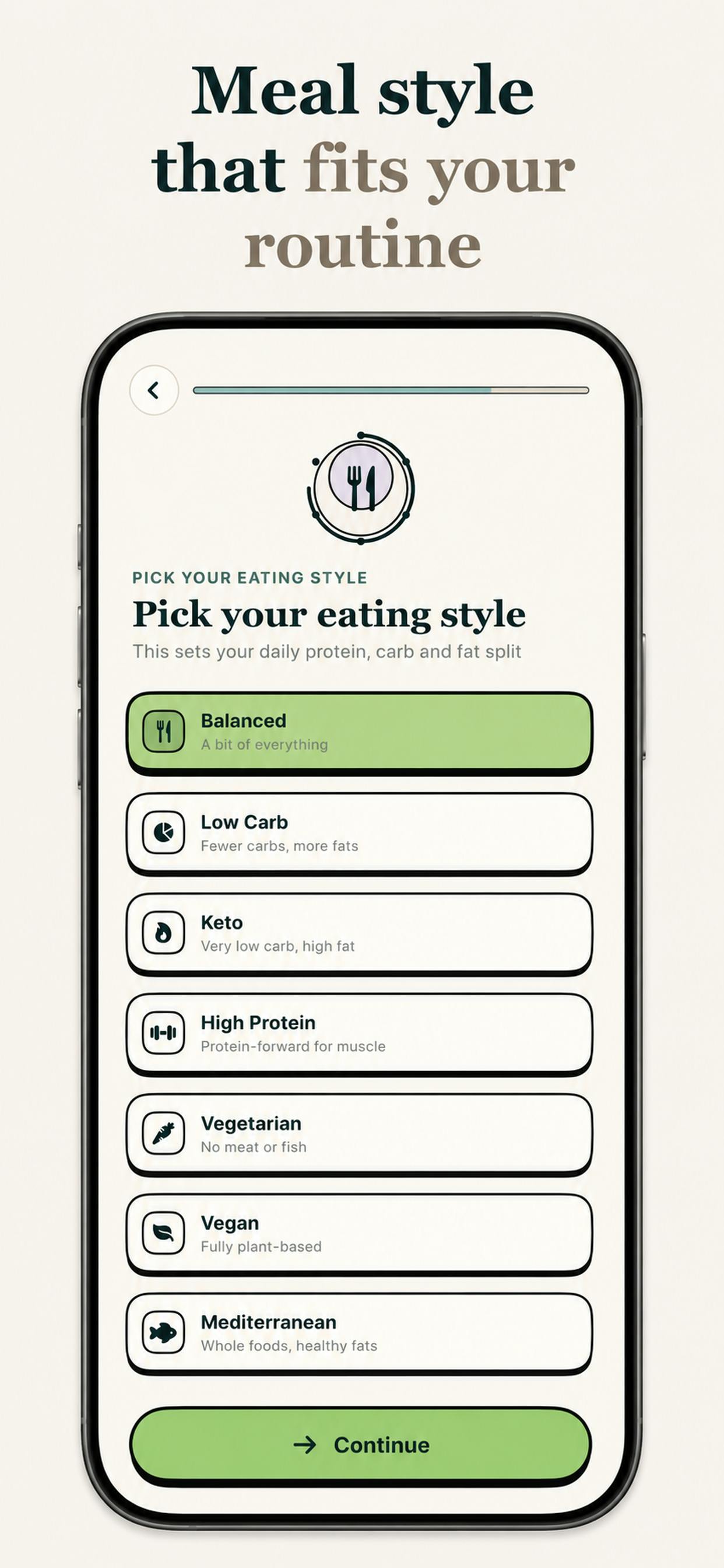 Cute UI For Low Calorie Foods preview 3