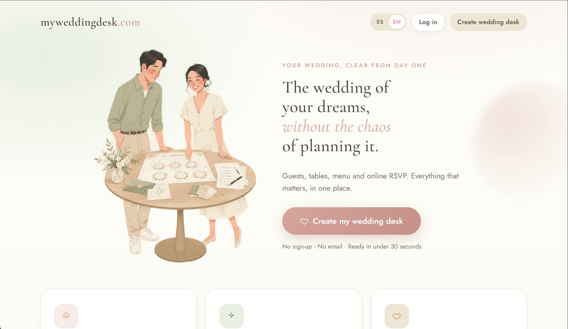 My Wedding Desk preview 3