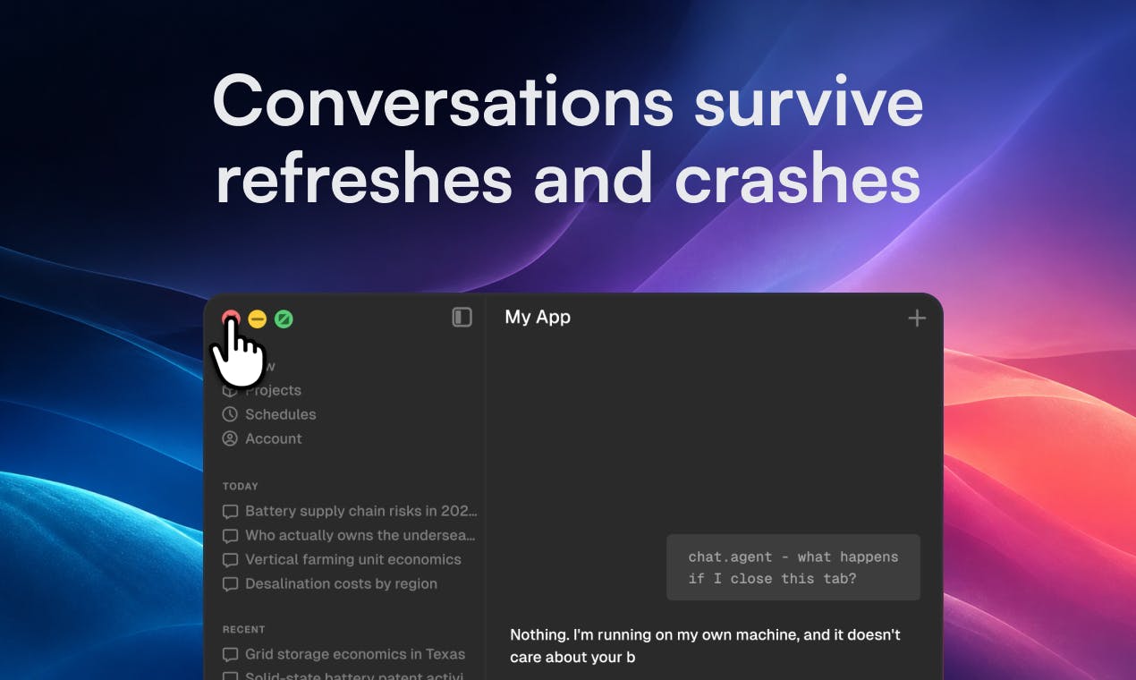 Chat Agent by Trigger.dev preview 4