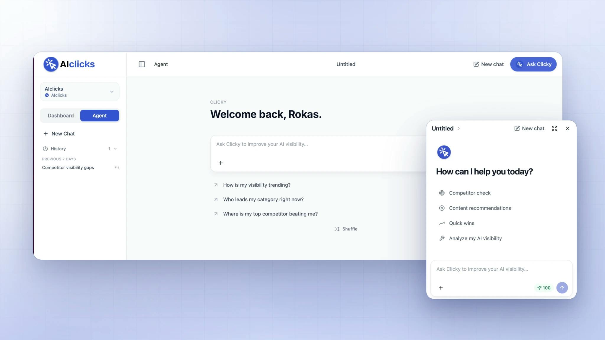Clicky by AIclicks preview 2