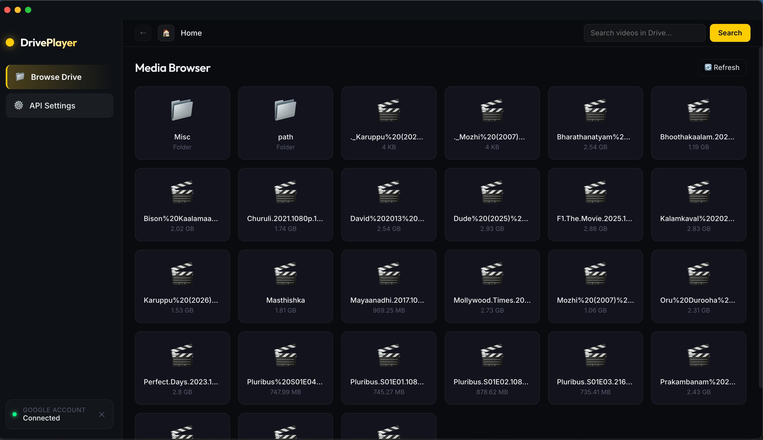 DrivePlayer preview 2