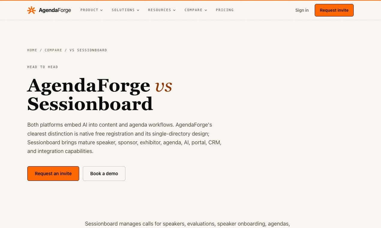 AgendaForge preview 4