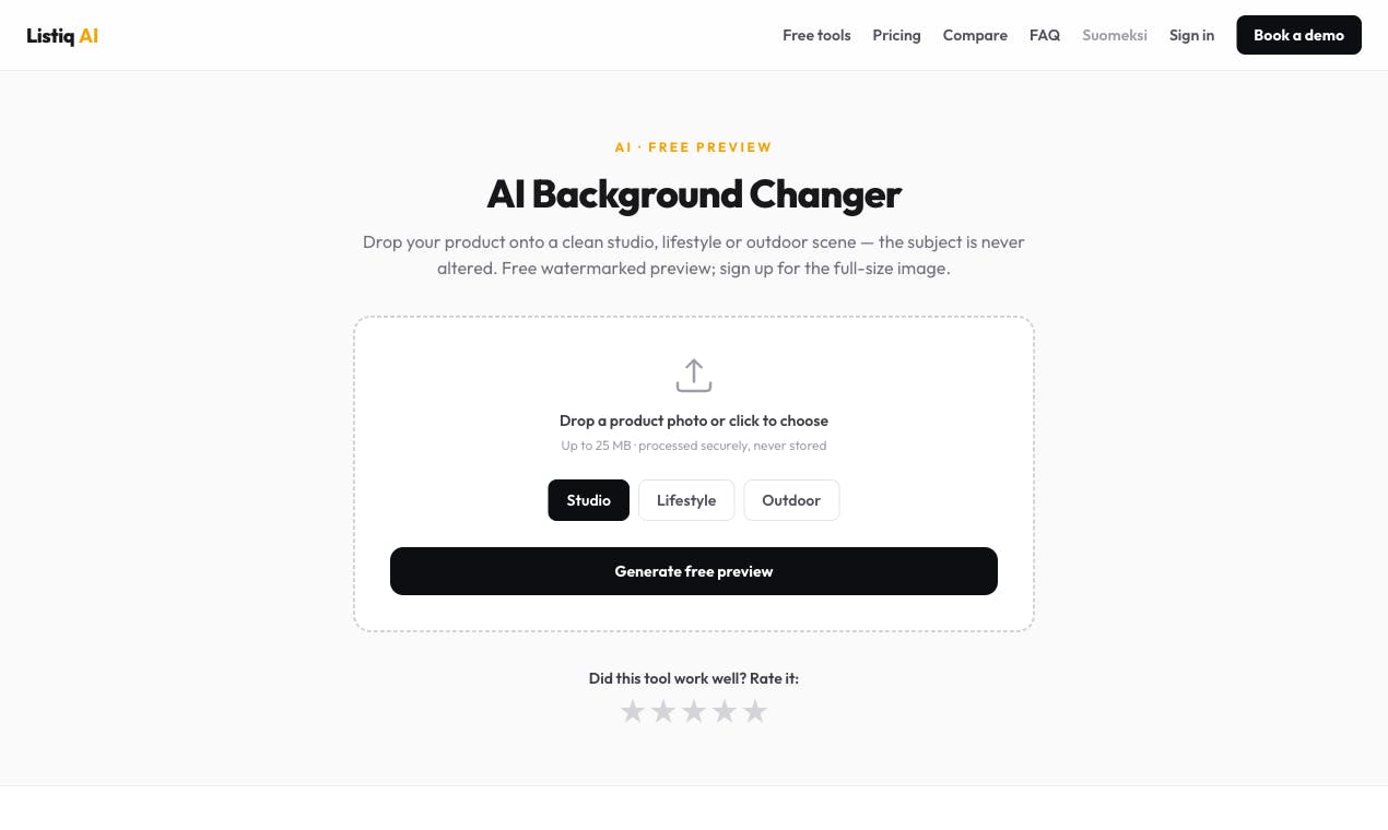 Listiq AI preview 4