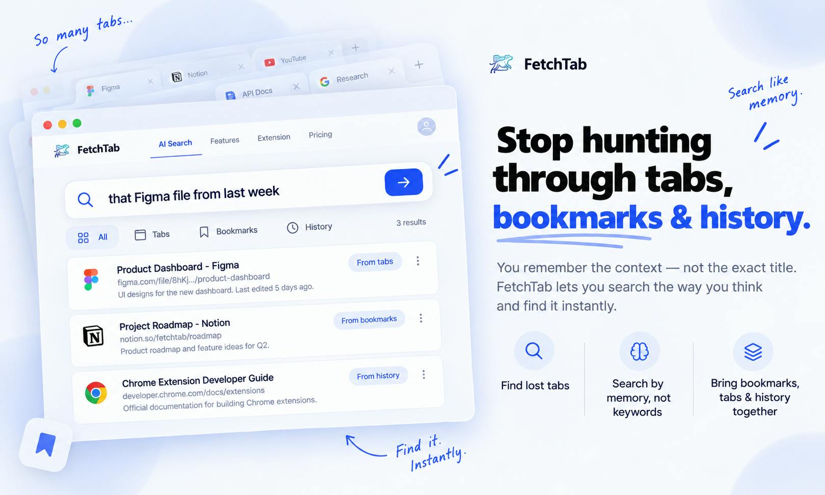 FetchTab Workspace preview 3