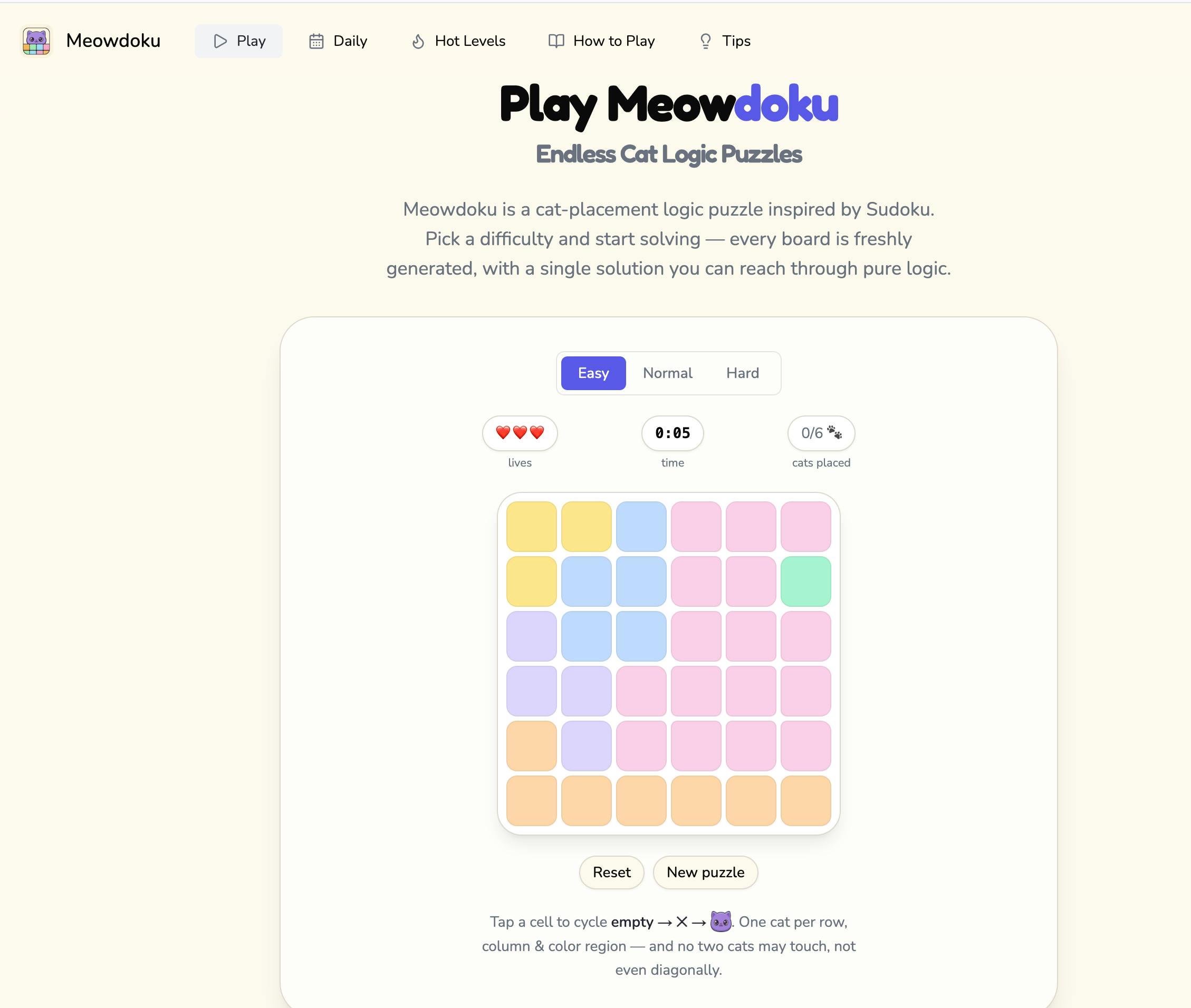 Meowdoku preview 2