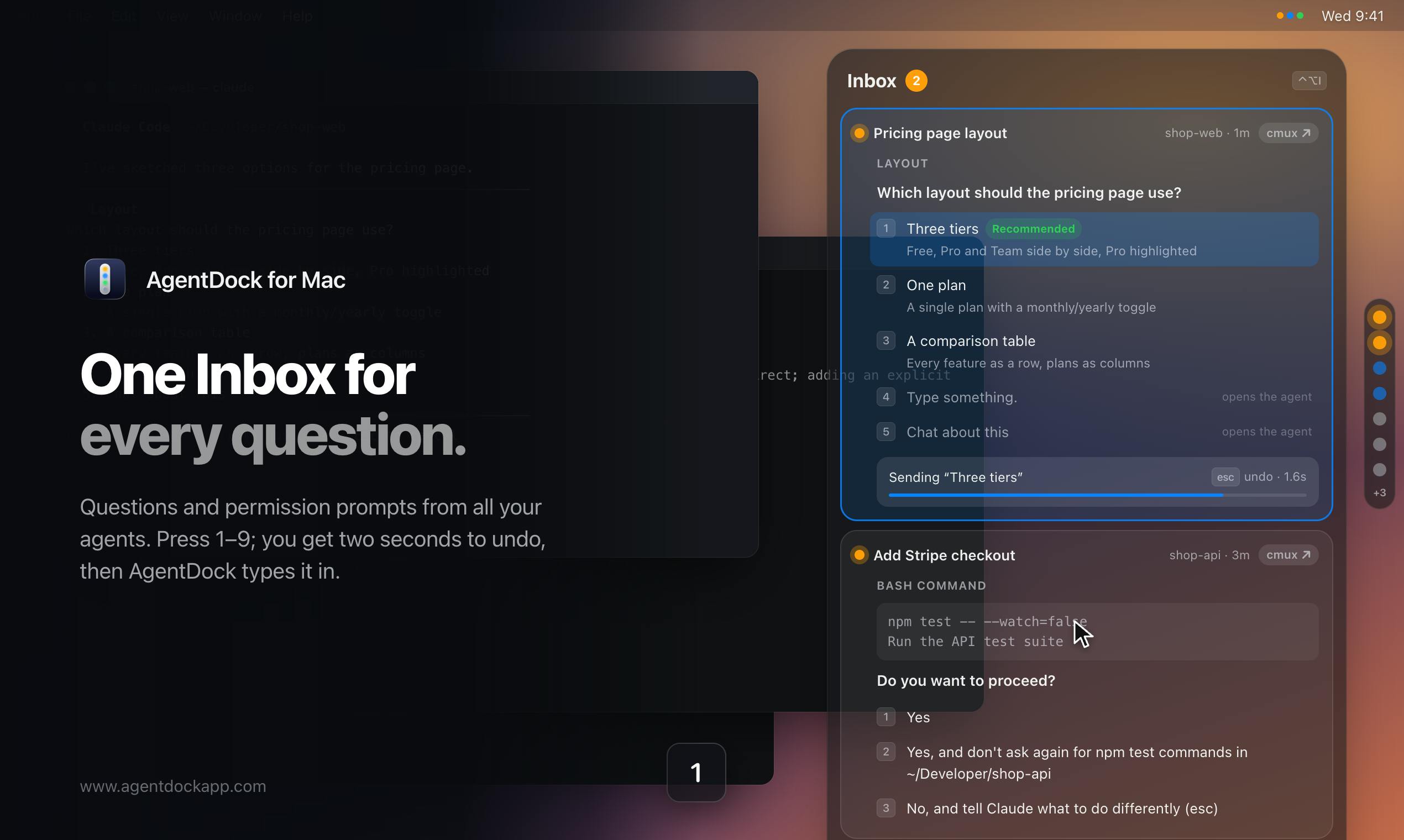 AgentDock preview 3