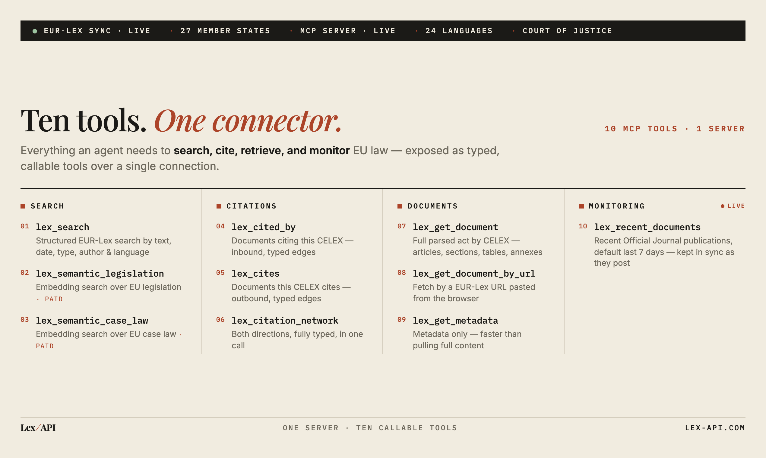 LexAPI preview 4