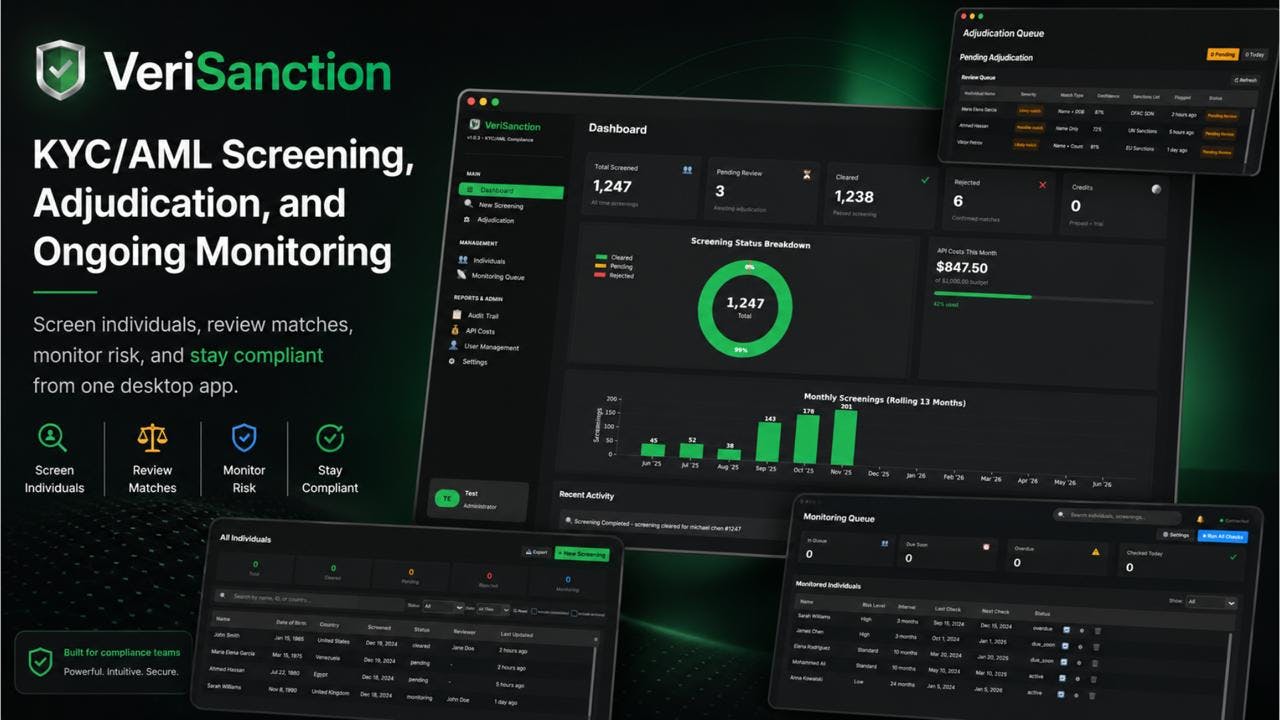 VeriSanction preview 2