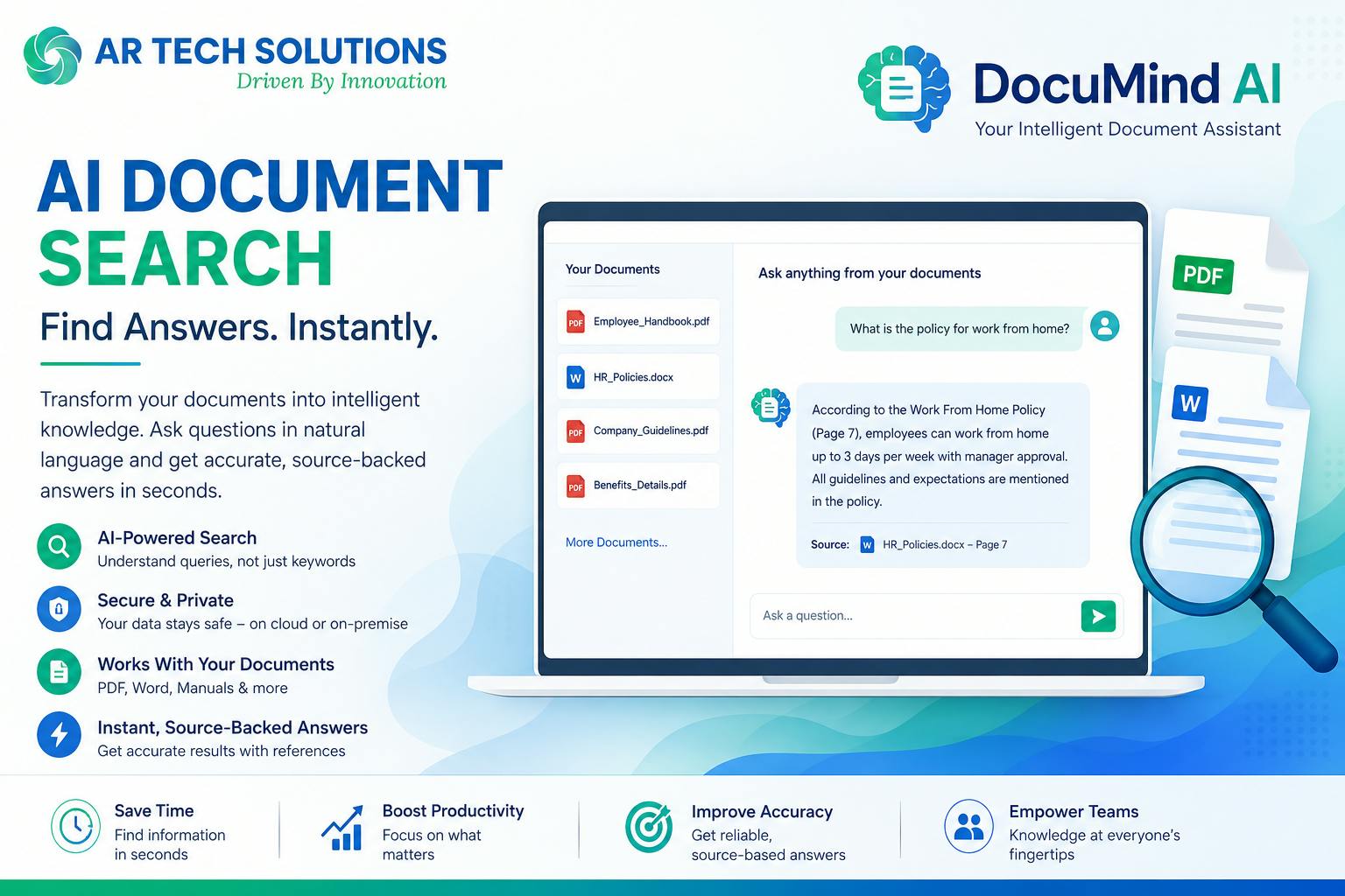 DocuMind AI RAG chatbot preview 2
